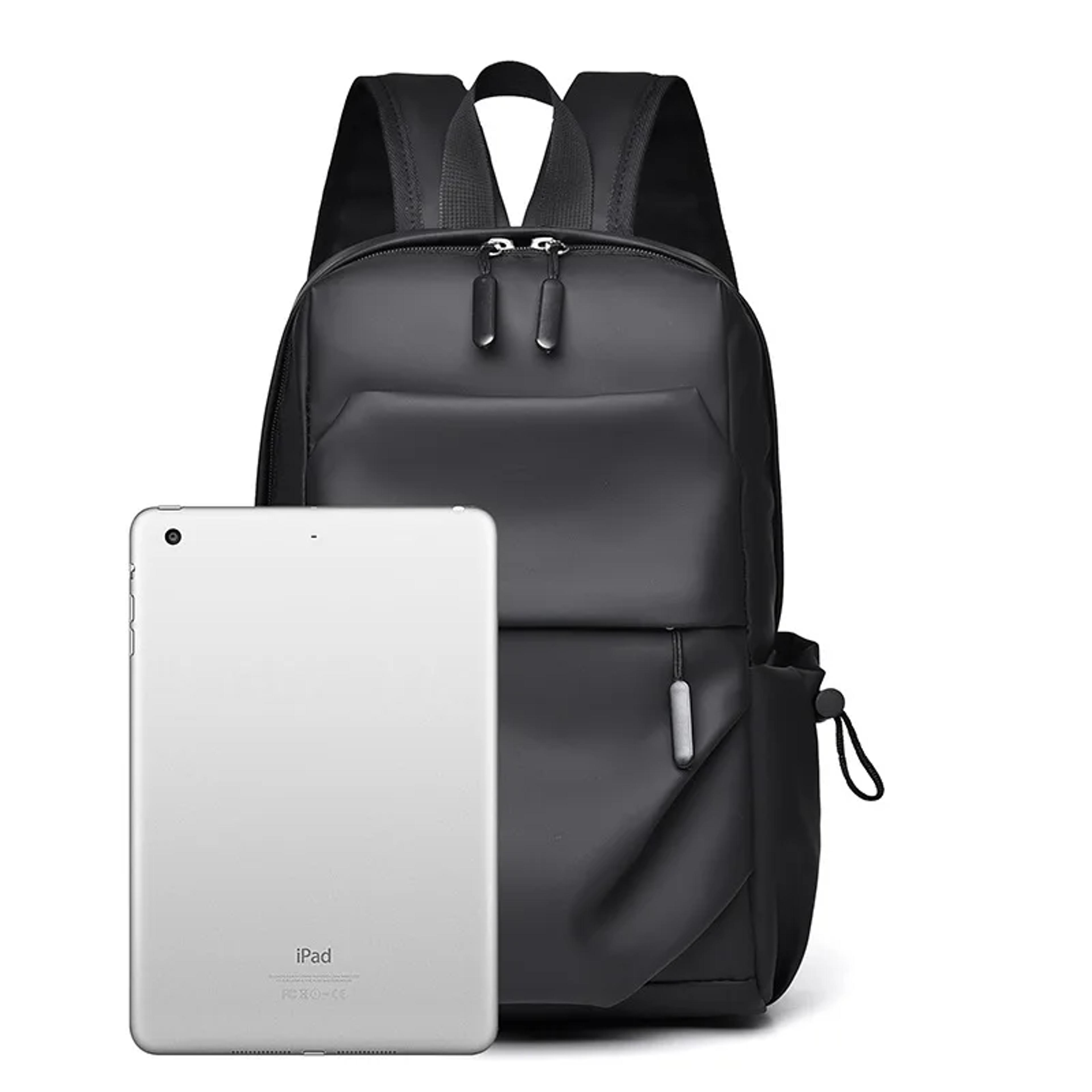Leather Backpack For Men Waterproof PU Travel  Commuter Backpack 4