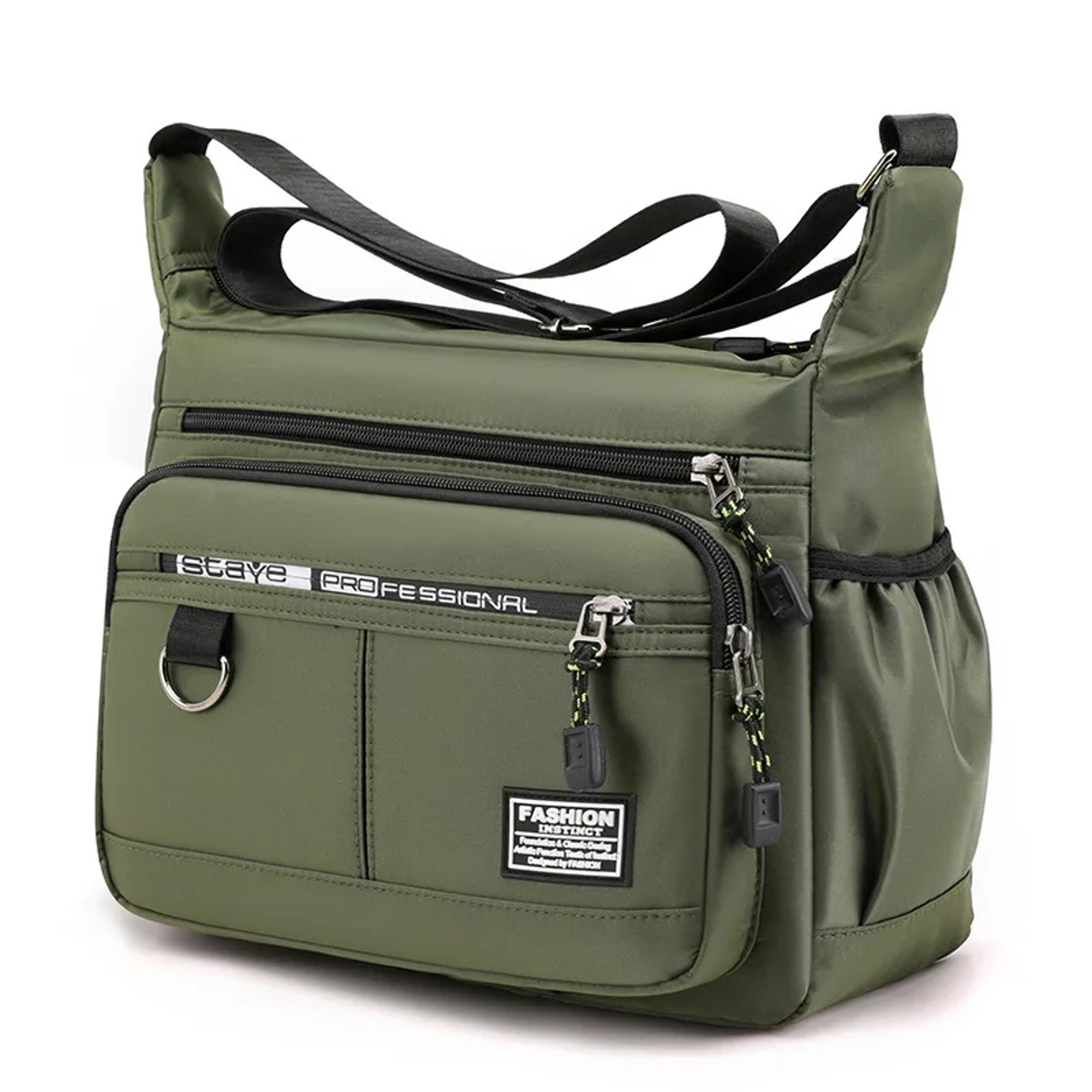 Executive Mens Crossbody Bag For Work  Travel Back To School Backpack With Multi Pocket Organizer 1