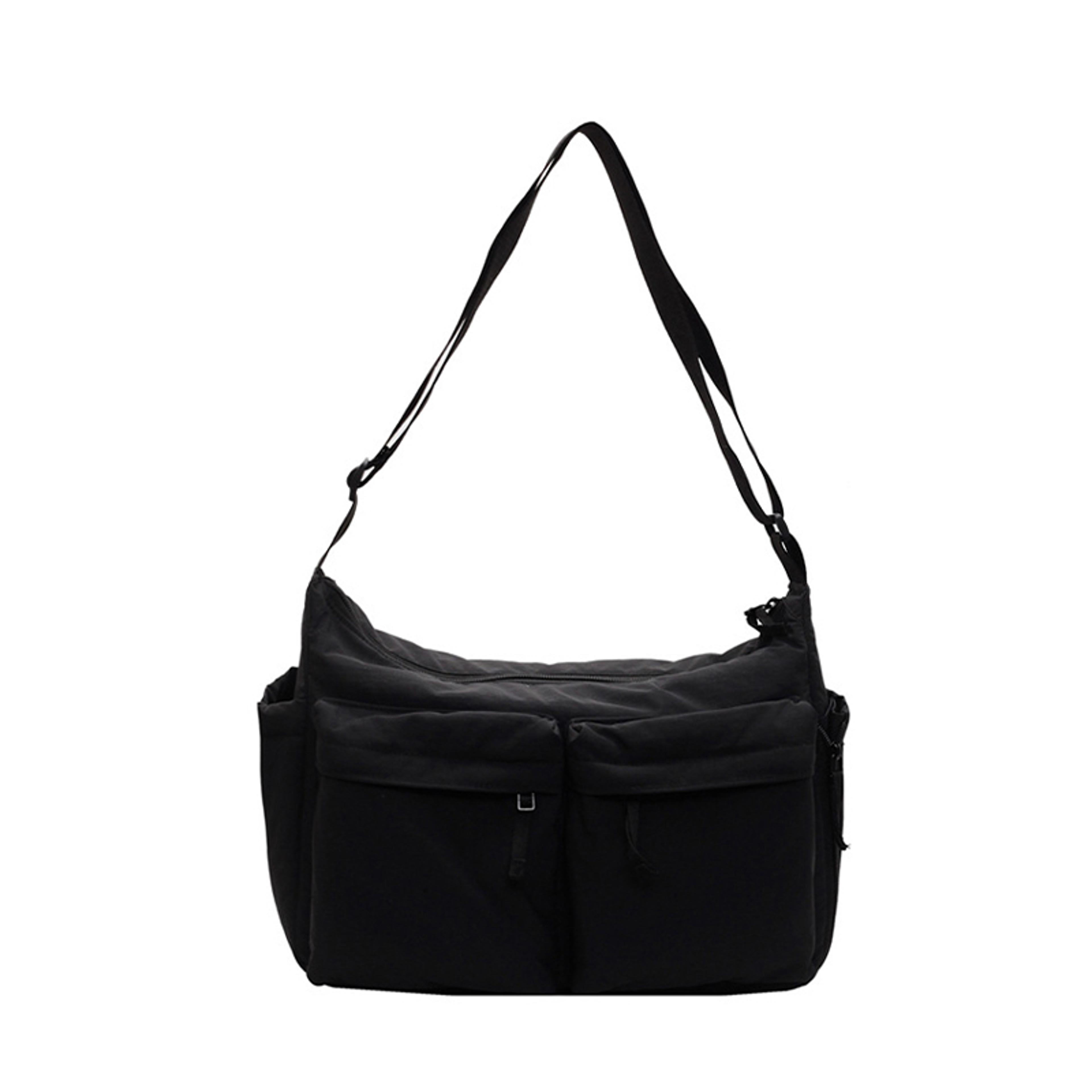 Large Capacity Laptop Shoulder Bag Multi Pocket Commuter Messenger Bag 1