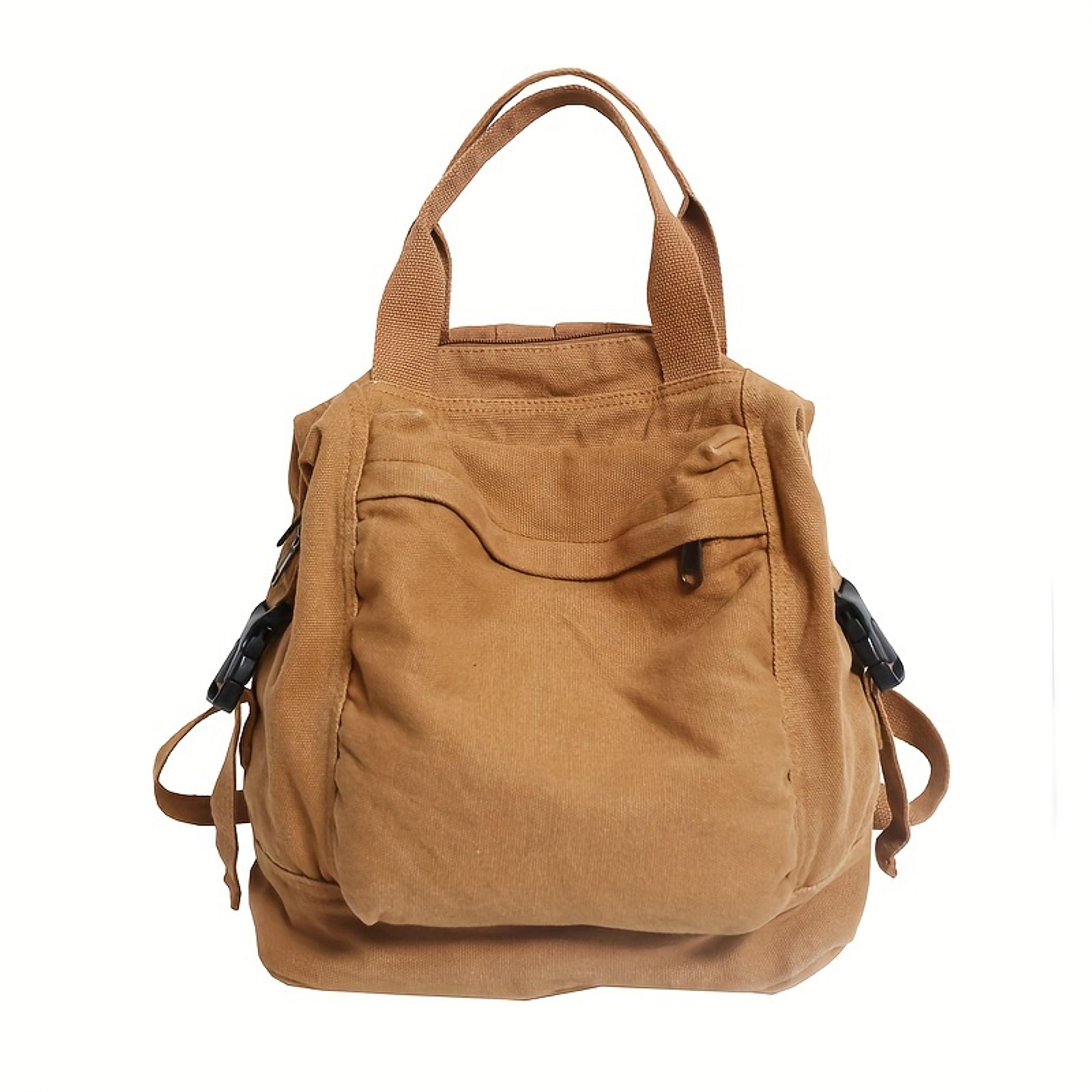 Backpack For Women Retro Large Capacity School Backpack Casual Travel Book Bag 0