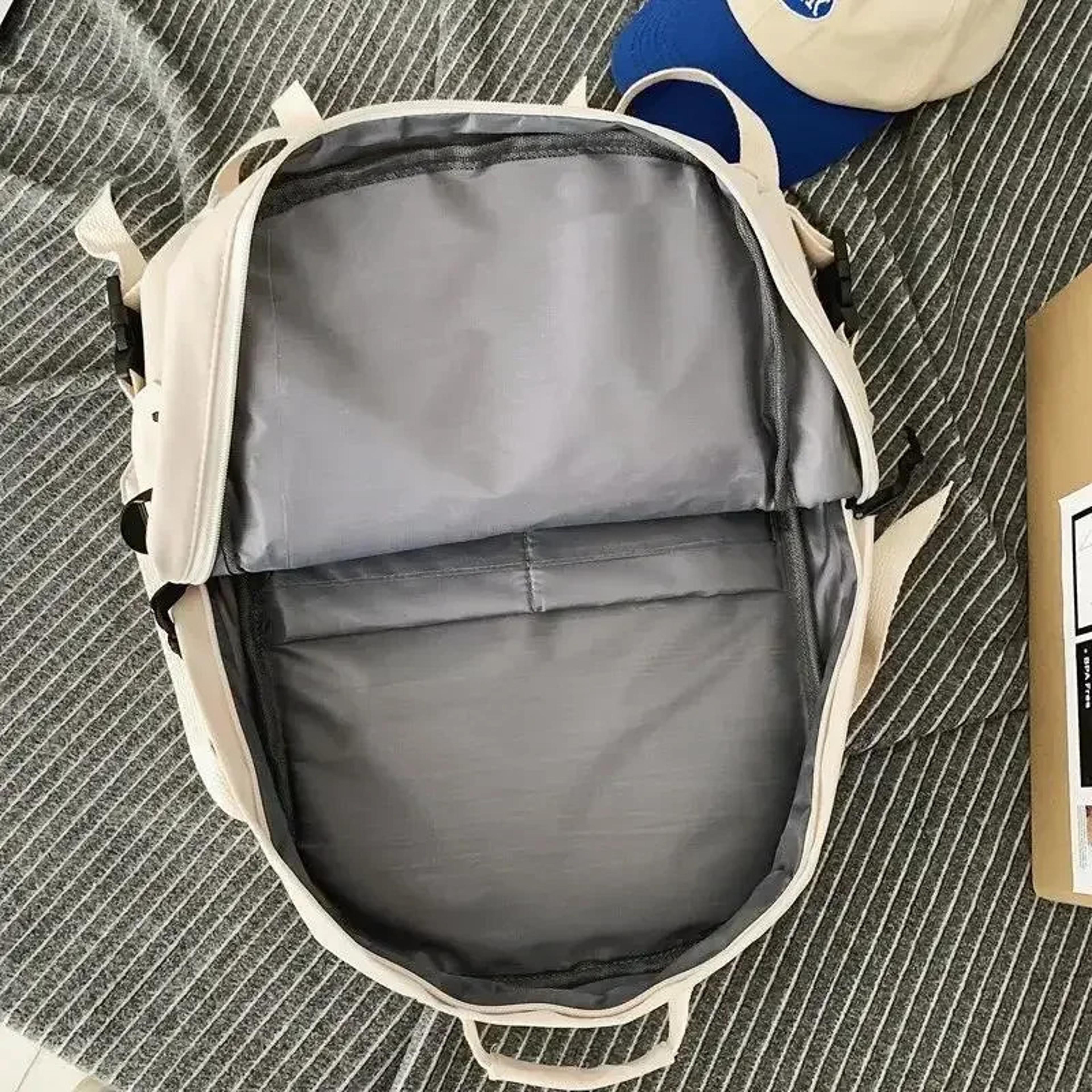 Large Capacity Laptop Backpack Nylon Travel School Backpack For Men And Women Daily Commuting 5