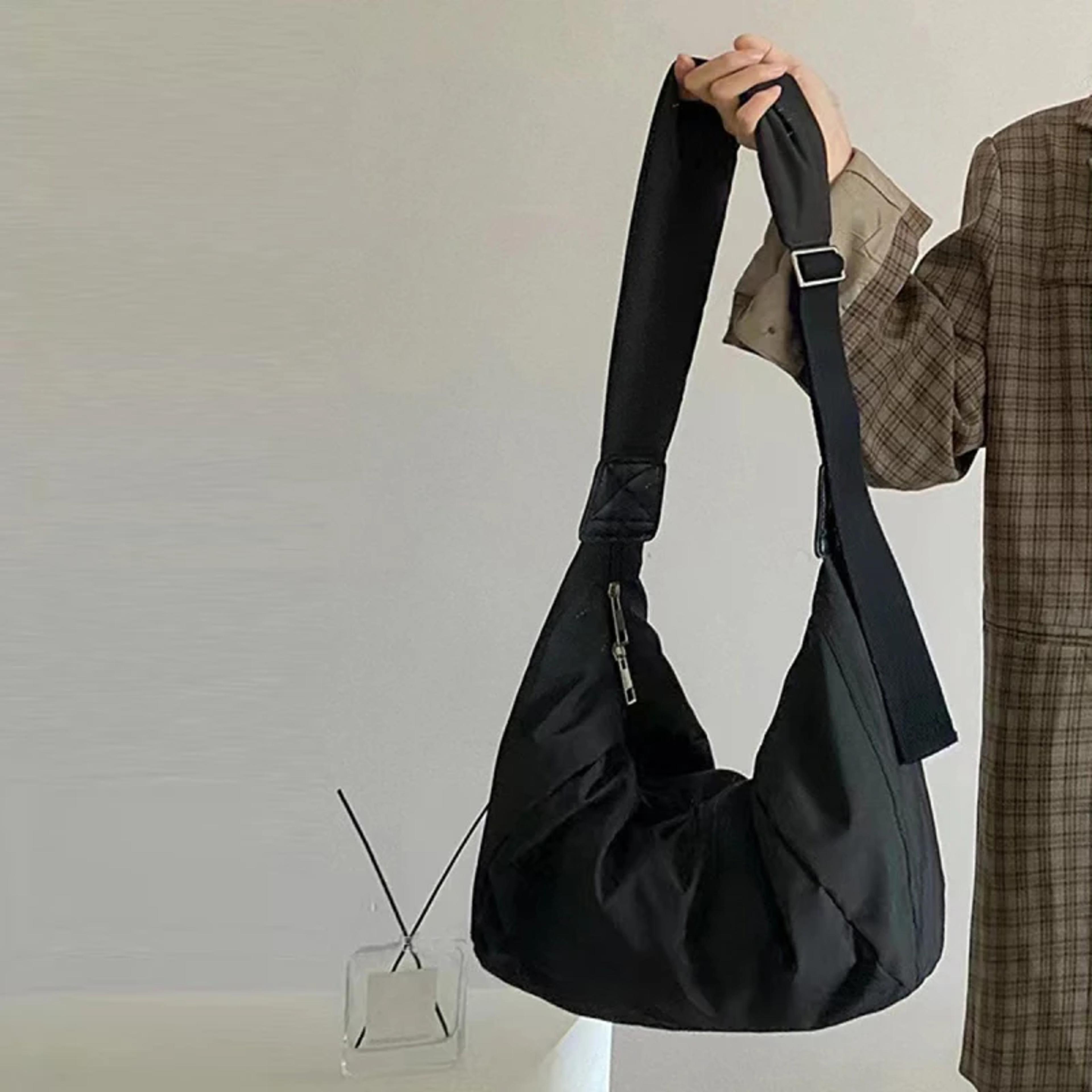 Womens Nylon Shoulder Bag Large Capacity Tote Korean Style Crossbody Handbag 6