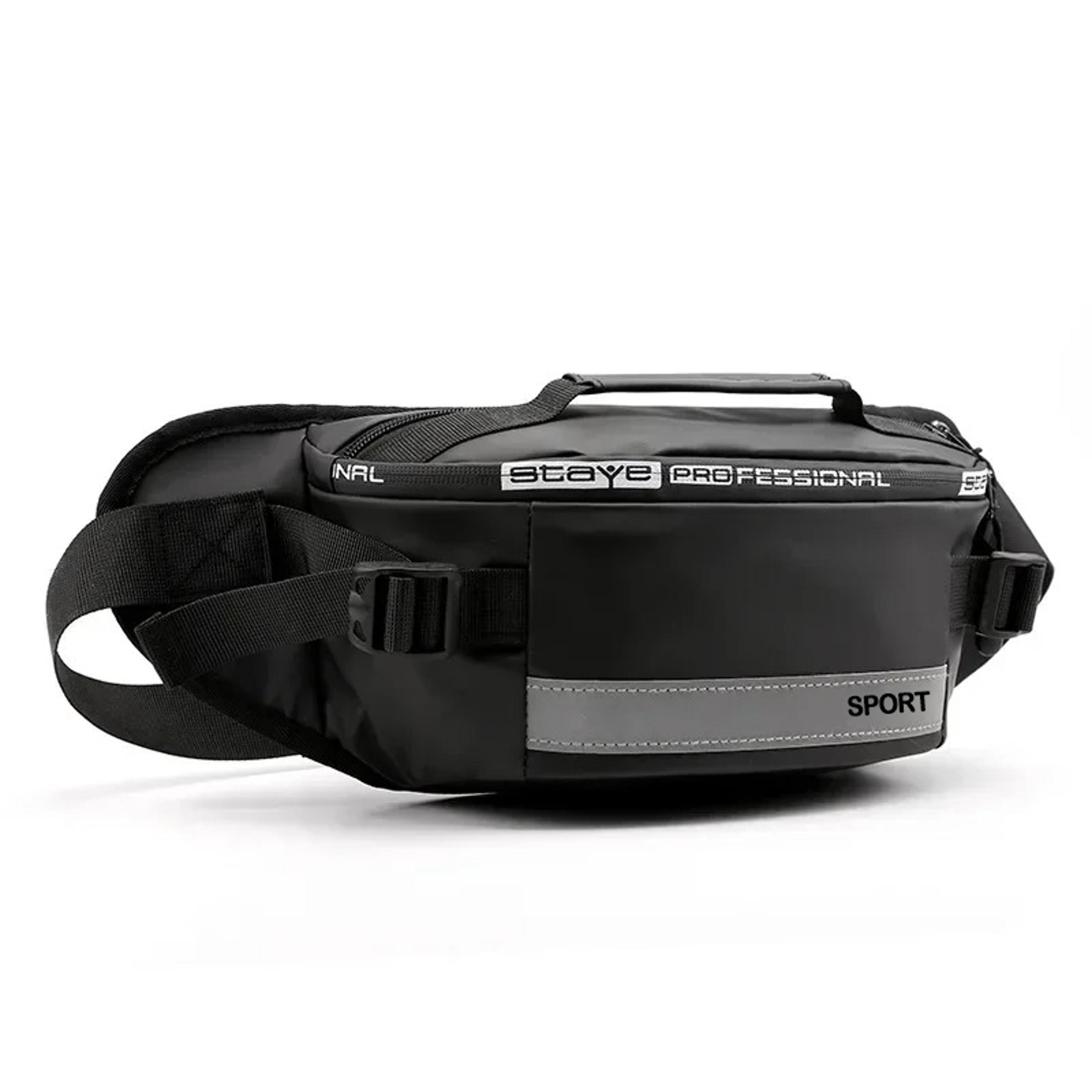 Men Anti Theft Close Fitting Waist Bag Multi Functional Nylon Chest Pack 4