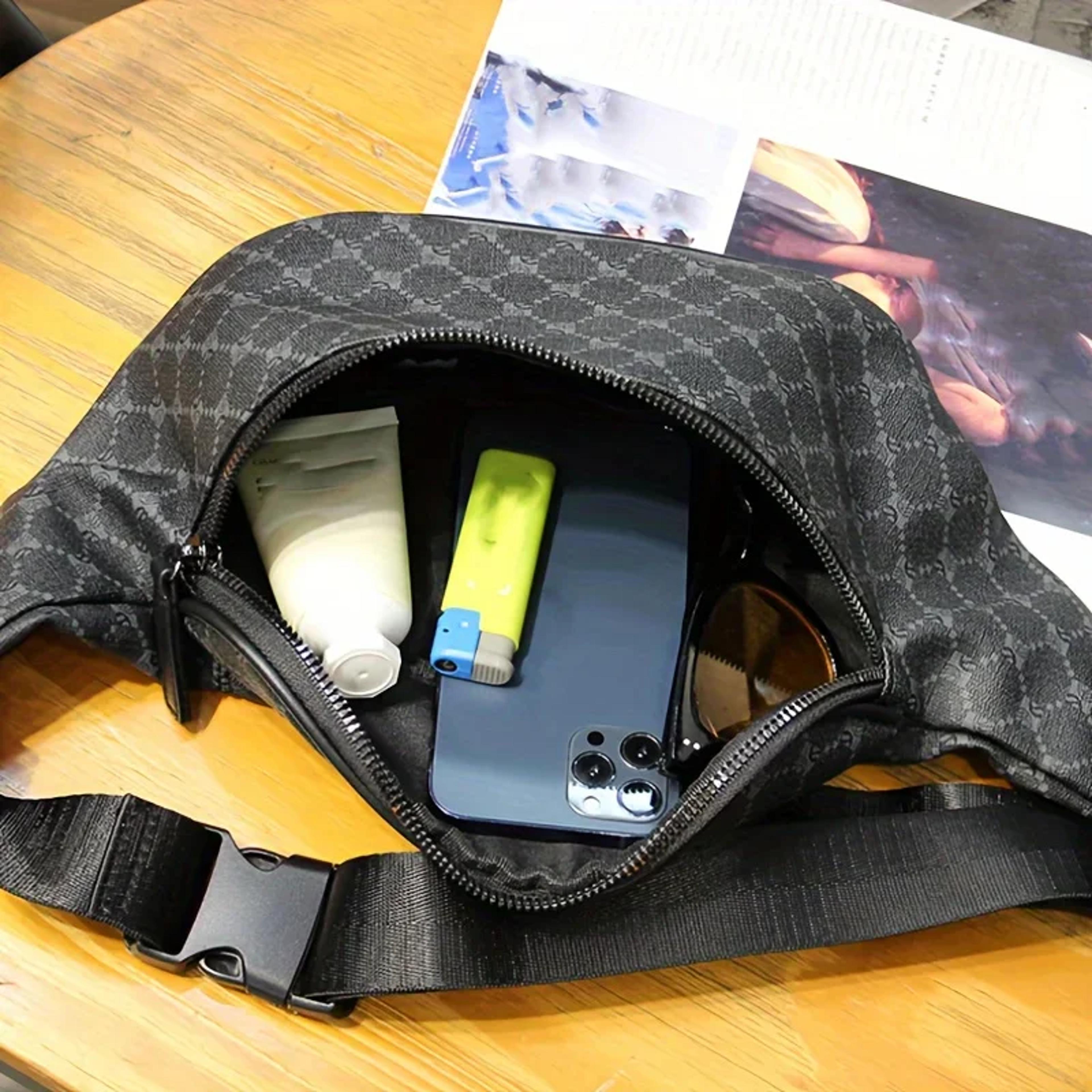 Luxury Designer Men Sling Crossbody Bag And Travel Fanny Pack 4
