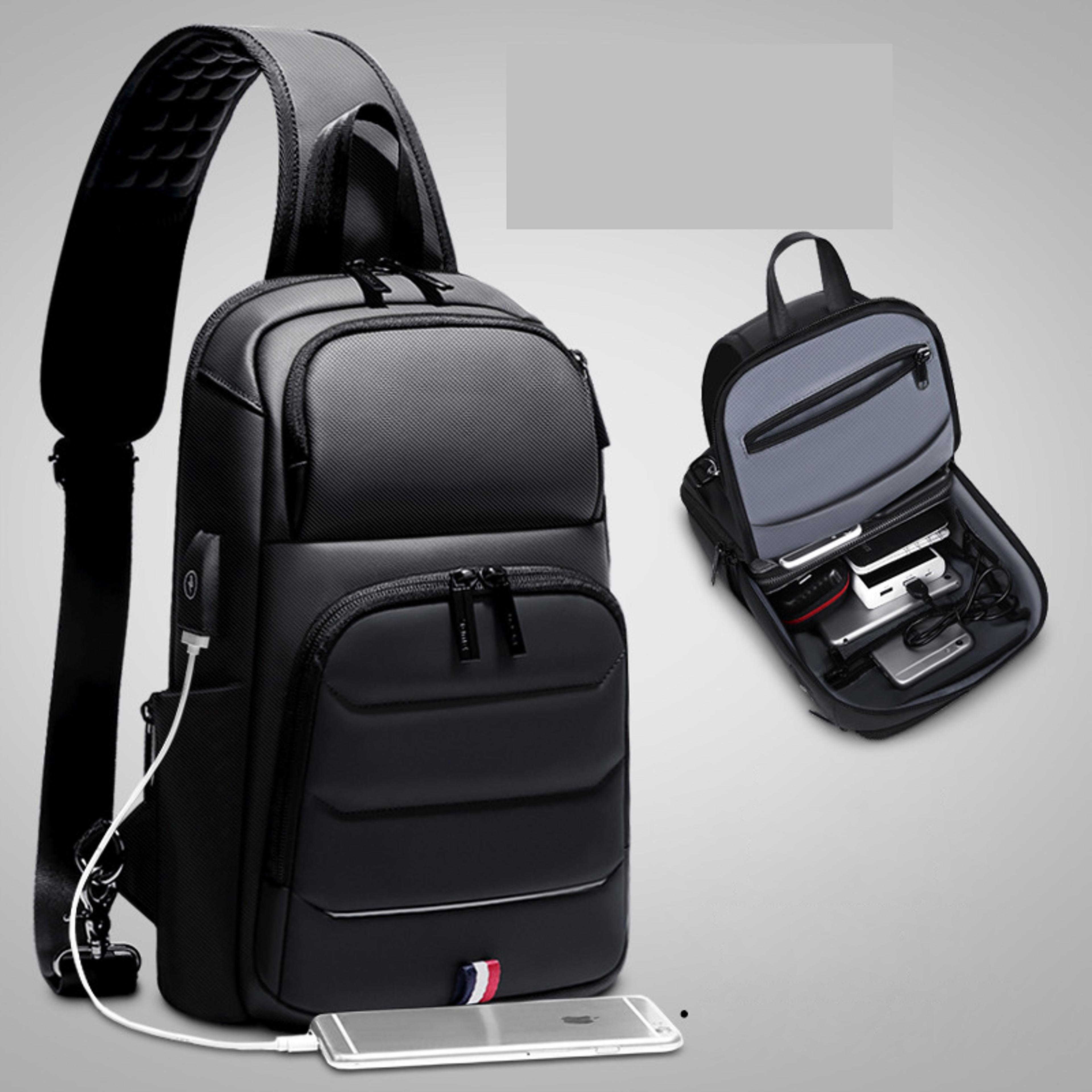 Oxford USB Charging Crossbody Sling Bag 1