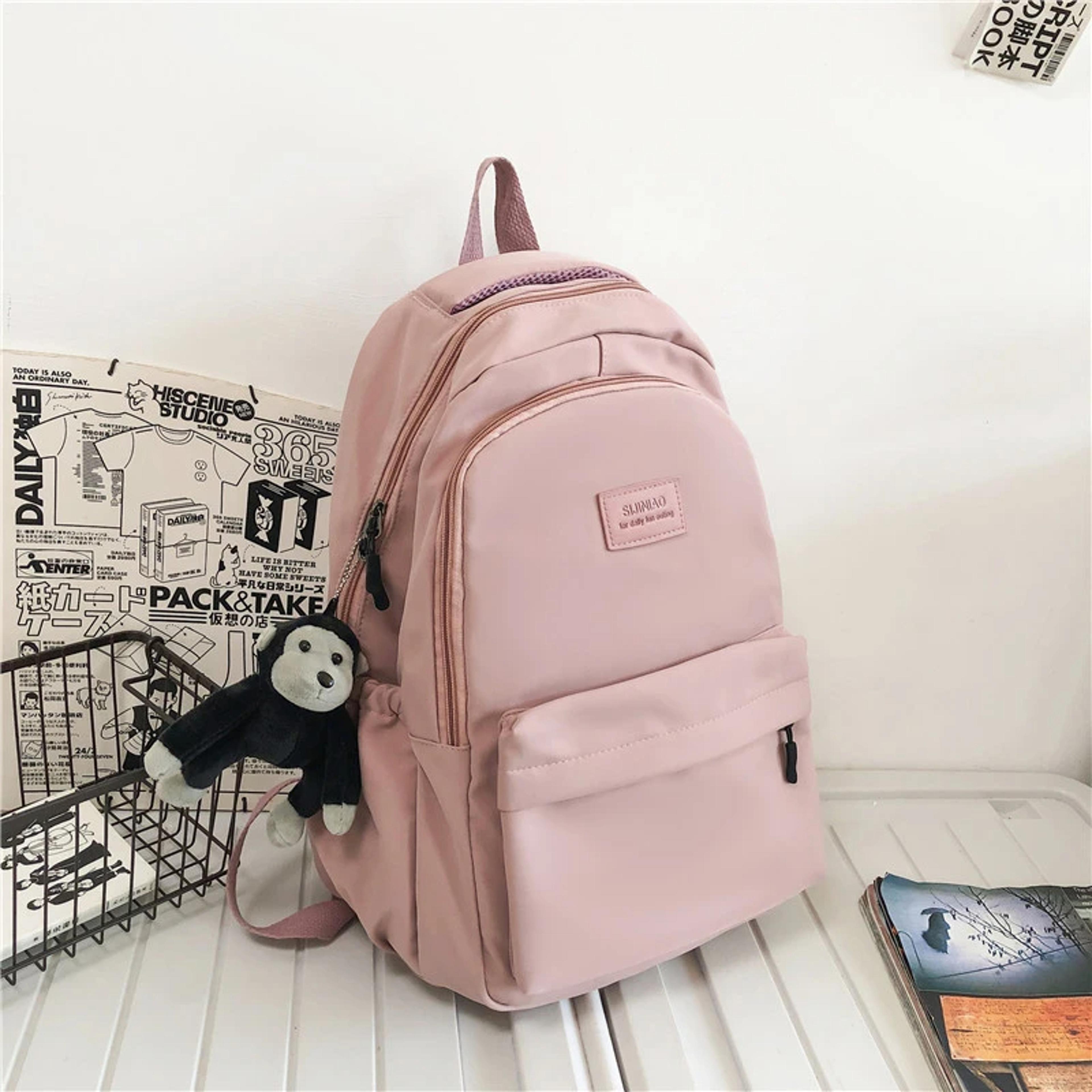 Women Multi Pocket Laptop Backpack Casual College School Bag Durable Travel Daypack 1