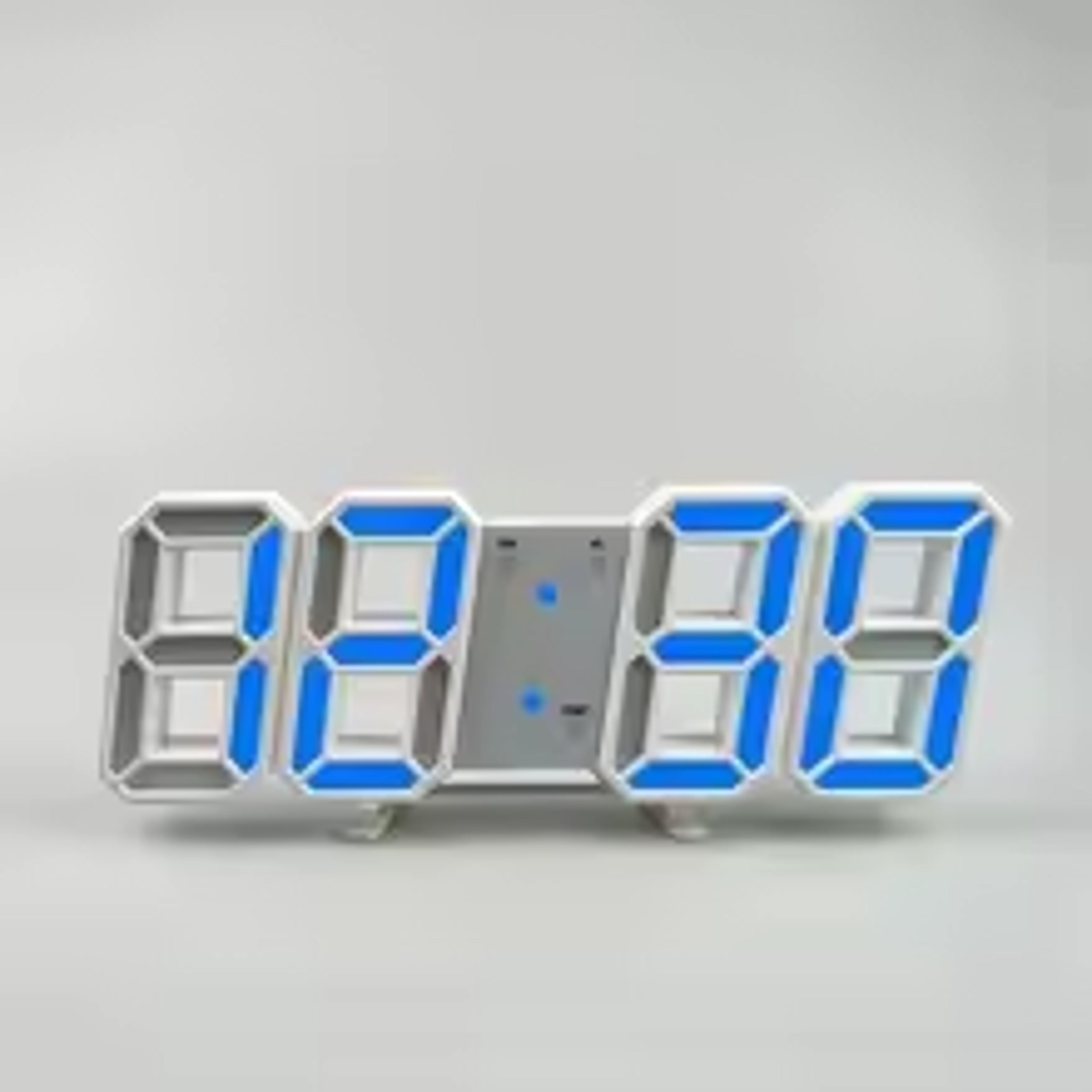LED Digital Wall Clock With Alarm Modern Wall Clock LED Desk Clock For Bedroom Living Room Office 0
