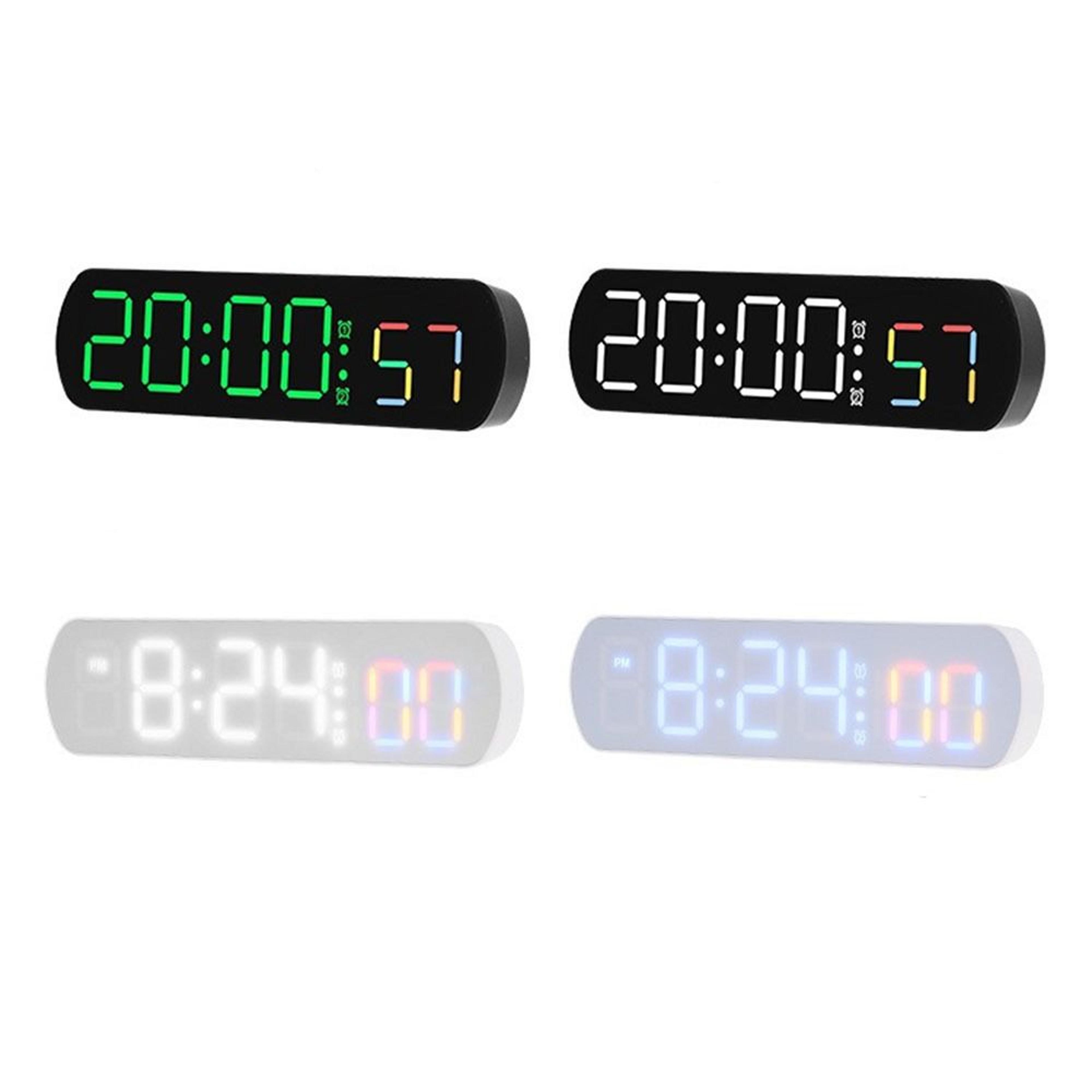 Large Display Digital Alarm Clock With LED Screen Temperature Display And Loud Alarm 6