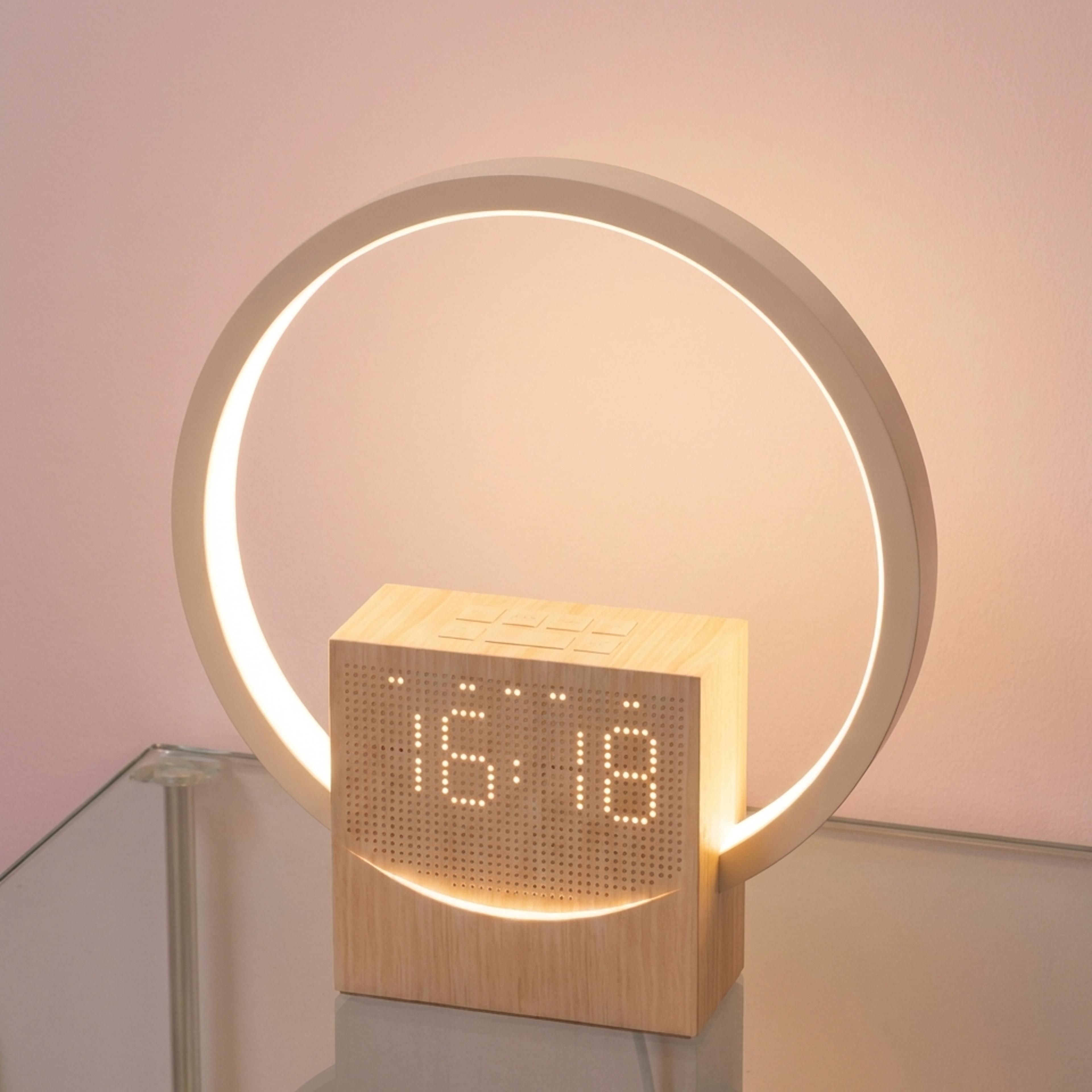 Sunrise Alarm Clock With Bluetooth Speaker And White Noise Machine Wake Up Light Bedside Clock 5