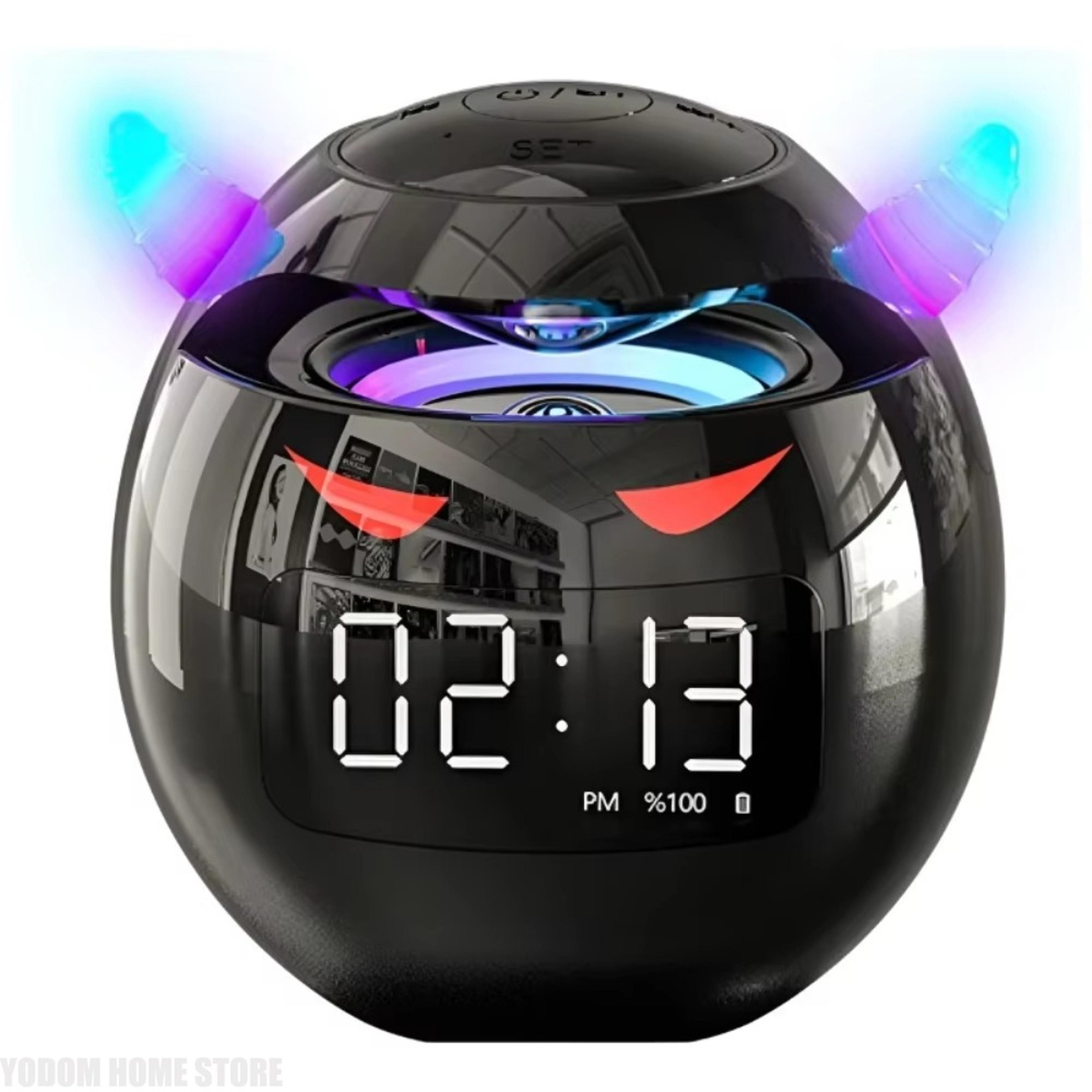 Bluetooth Speaker Alarm Clock With LED Digital Display Dual Alarm Portable Wireless Desk Clock 6