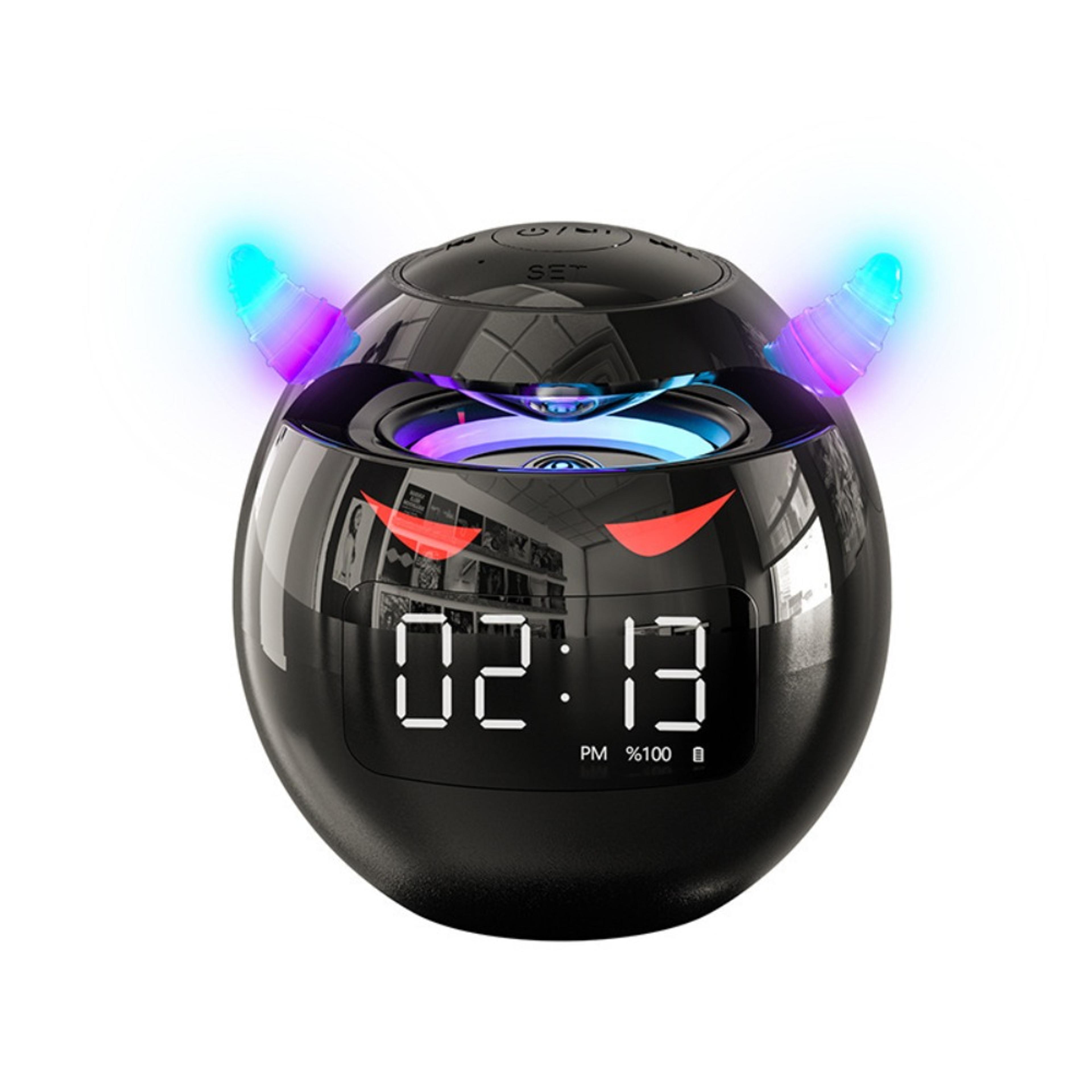 Bluetooth Speaker Alarm Clock With LED Digital Display Dual Alarm Portable Wireless Desk Clock 1