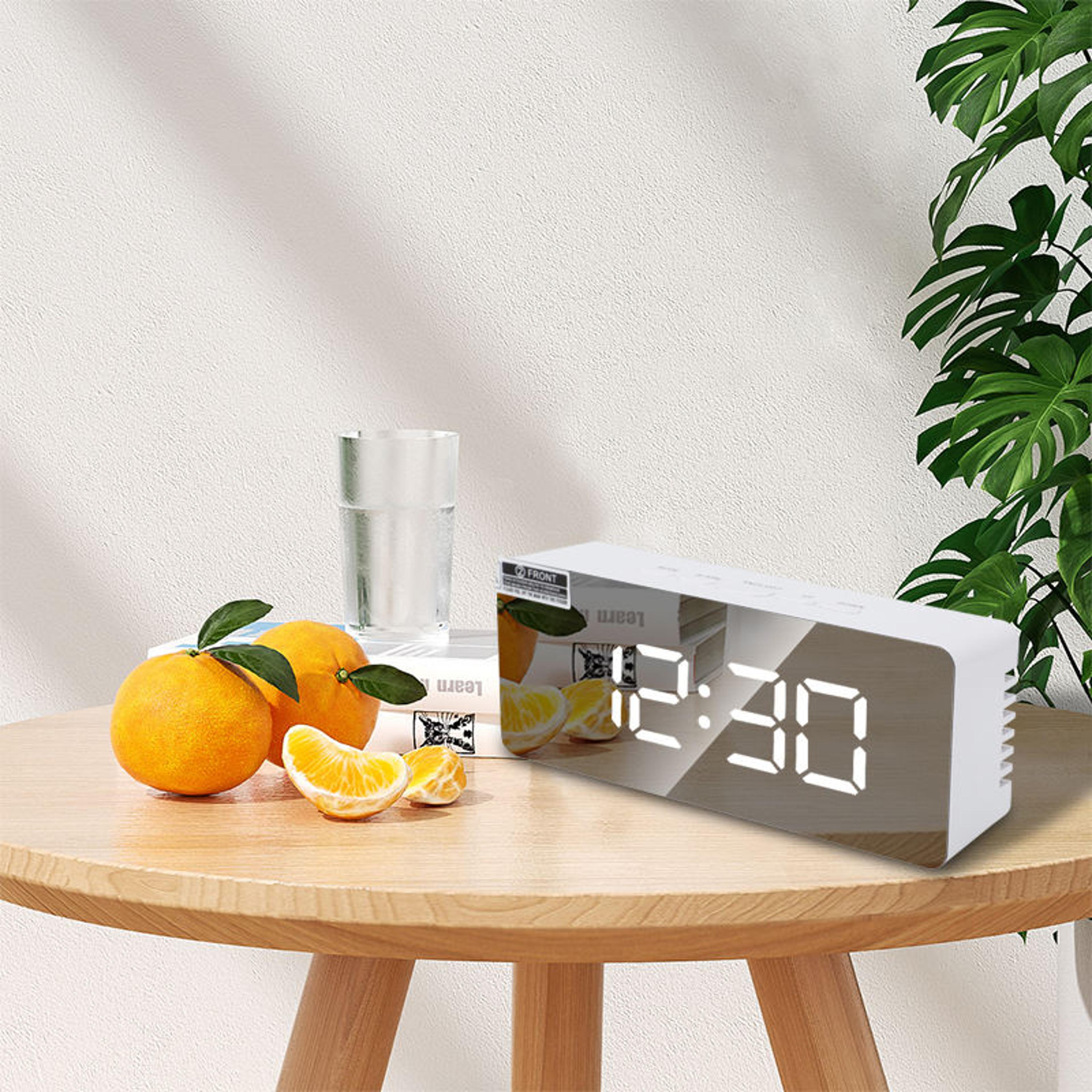LED Digital Alarm Clock Temperature Display Bedroom Desk Clock For Kids Teens Office 2