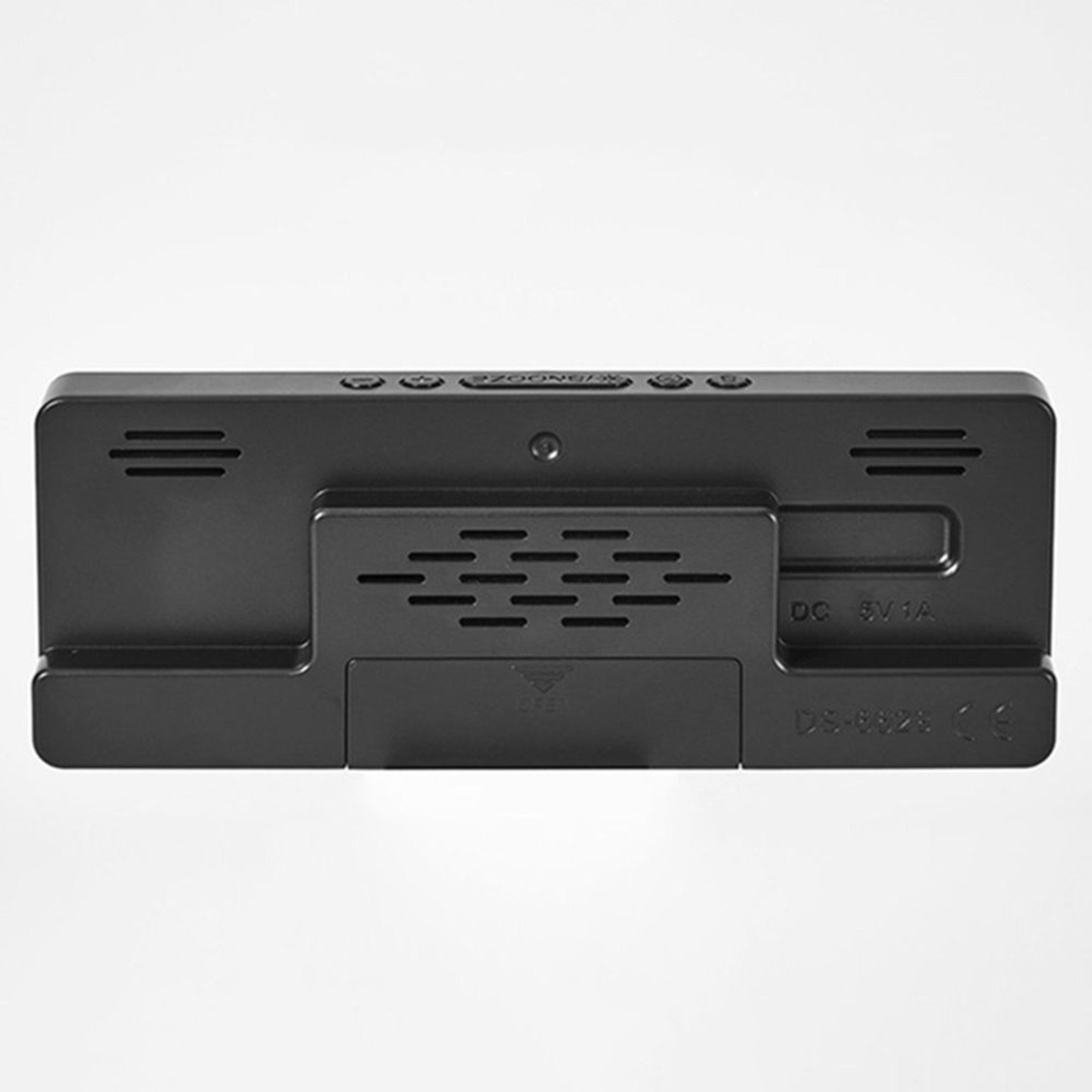 Voice Control Digital Alarm Clock LED Display Smart Night Mode Desktop Clock 8