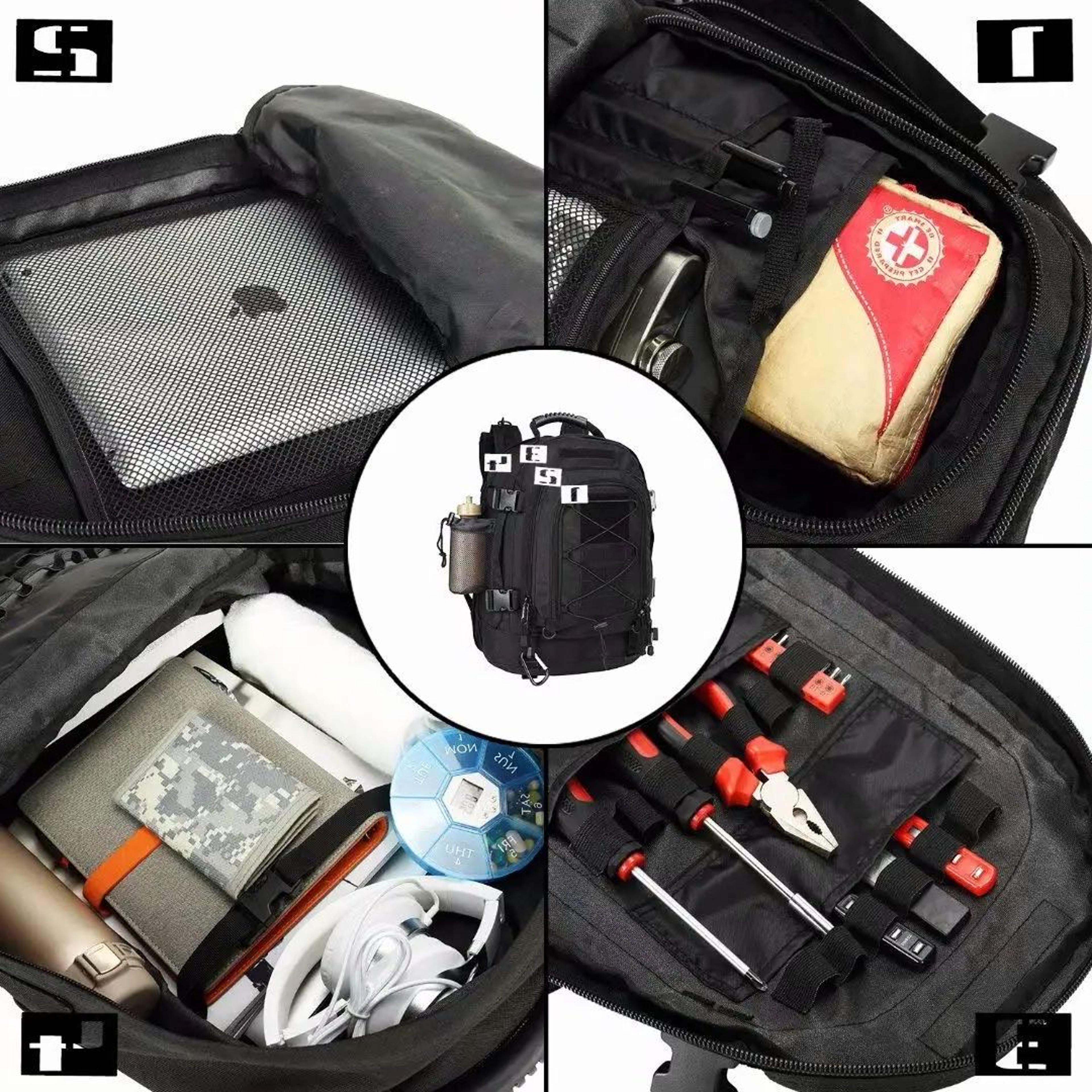 Large Military Tactical Backpack For Men Travel Work Camping Hiking Bag 5