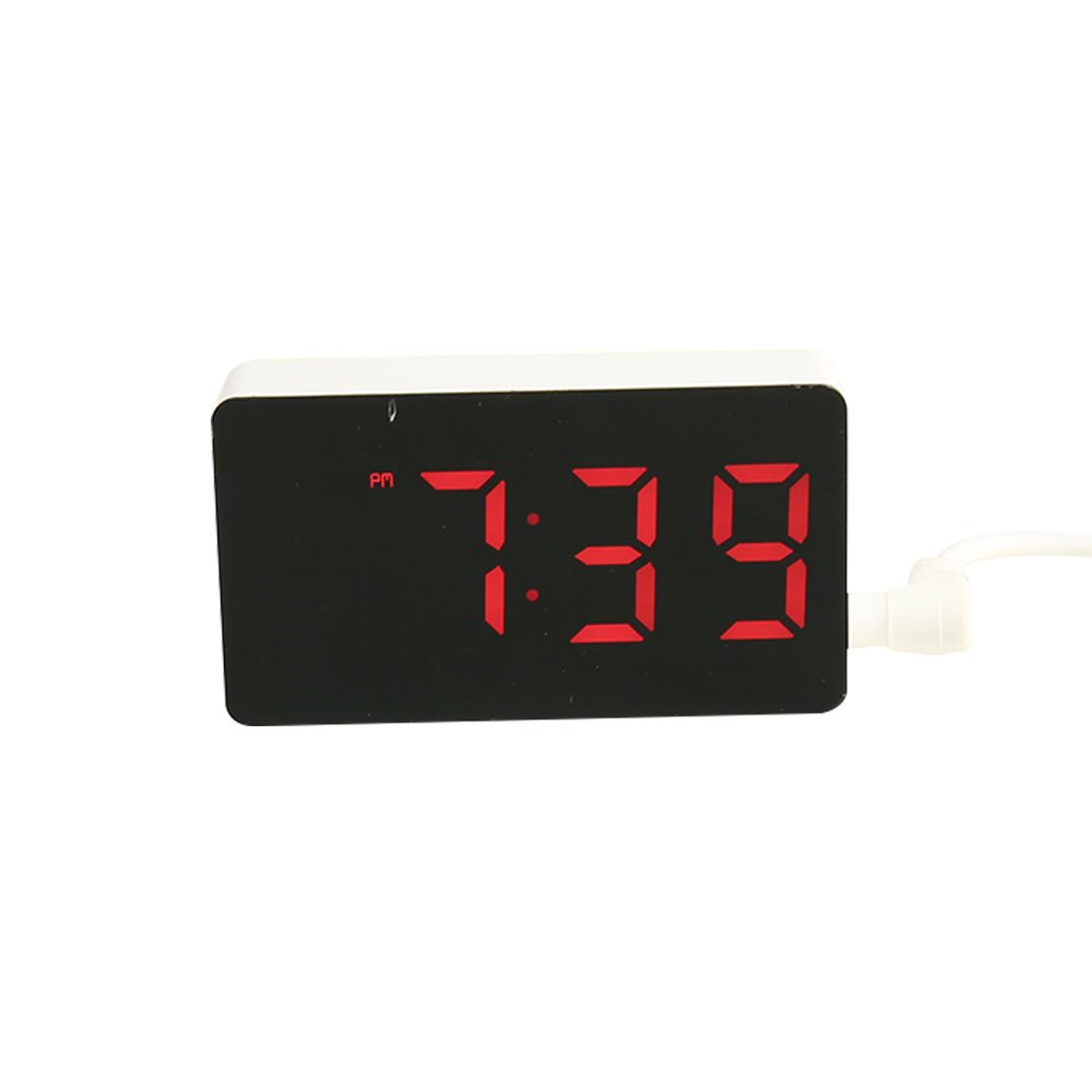 LED Mirror Clock Digital Alarm Clock Smart Bedroom Desk Clock Home Decor 3