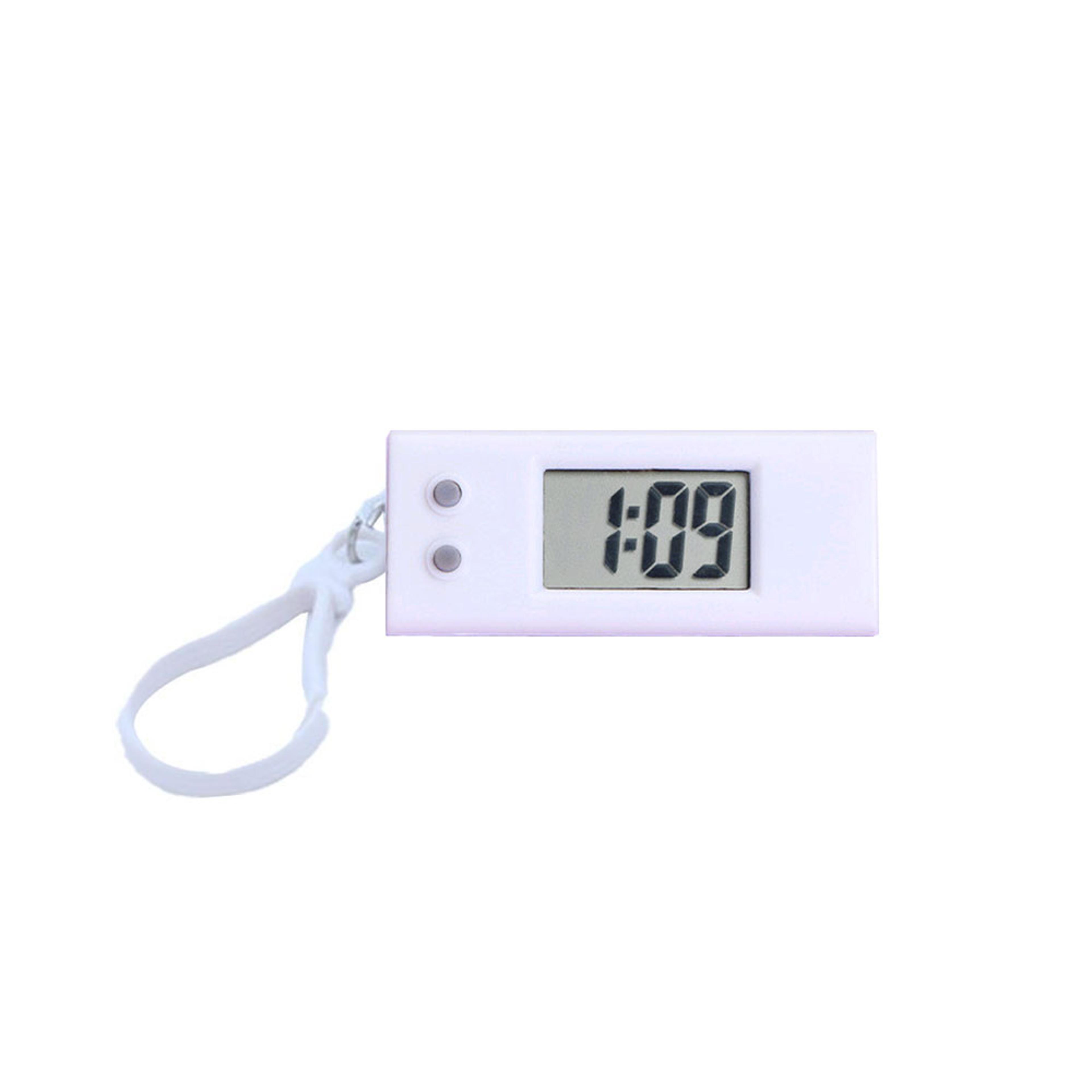 Mini Digital Clock Keychain Portable Electronic Student Watch Hanging Time Display 1