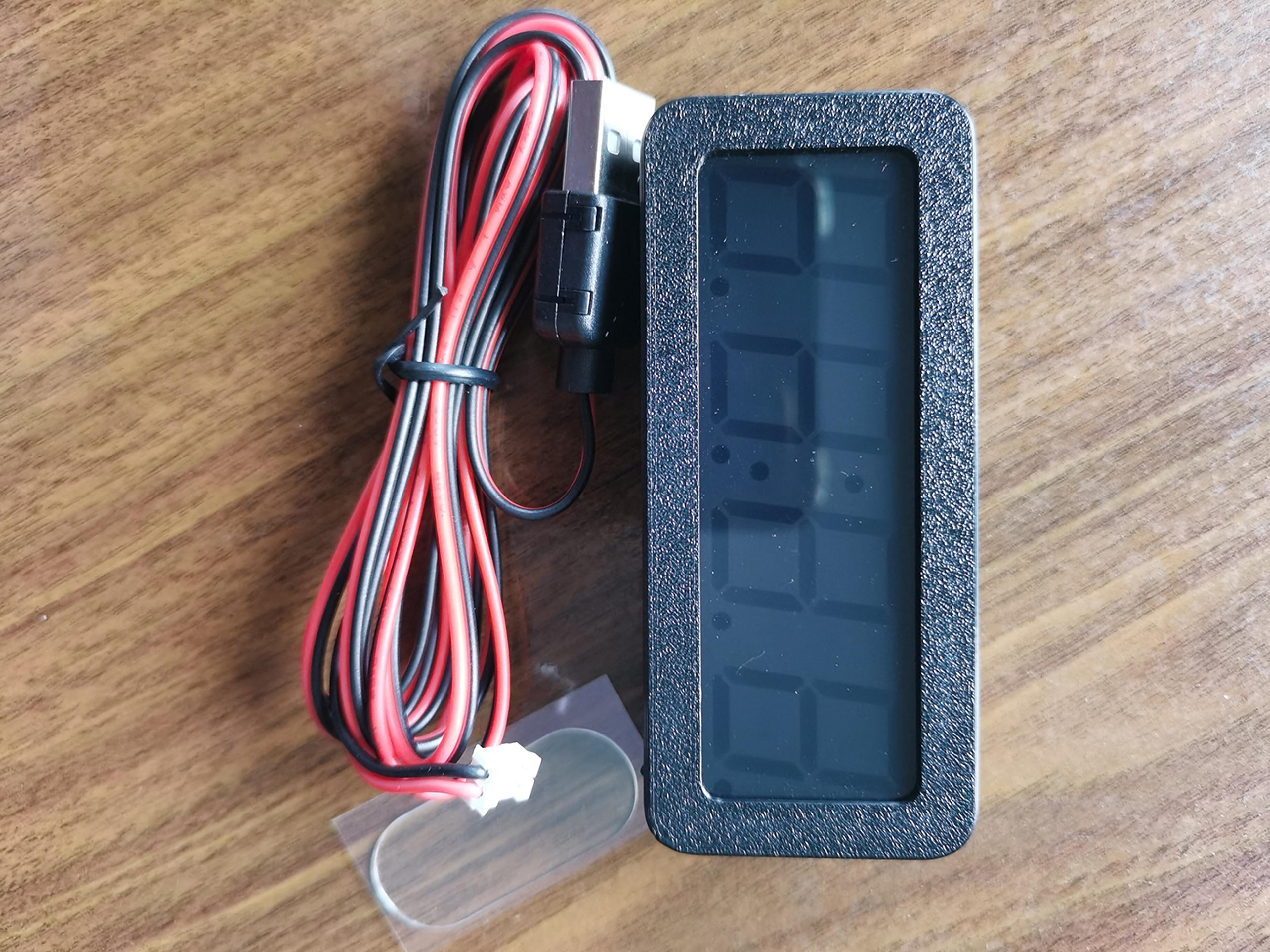 GPS LED Digital Car Clock Hour Display USB Powered Electronic Time Clock 4