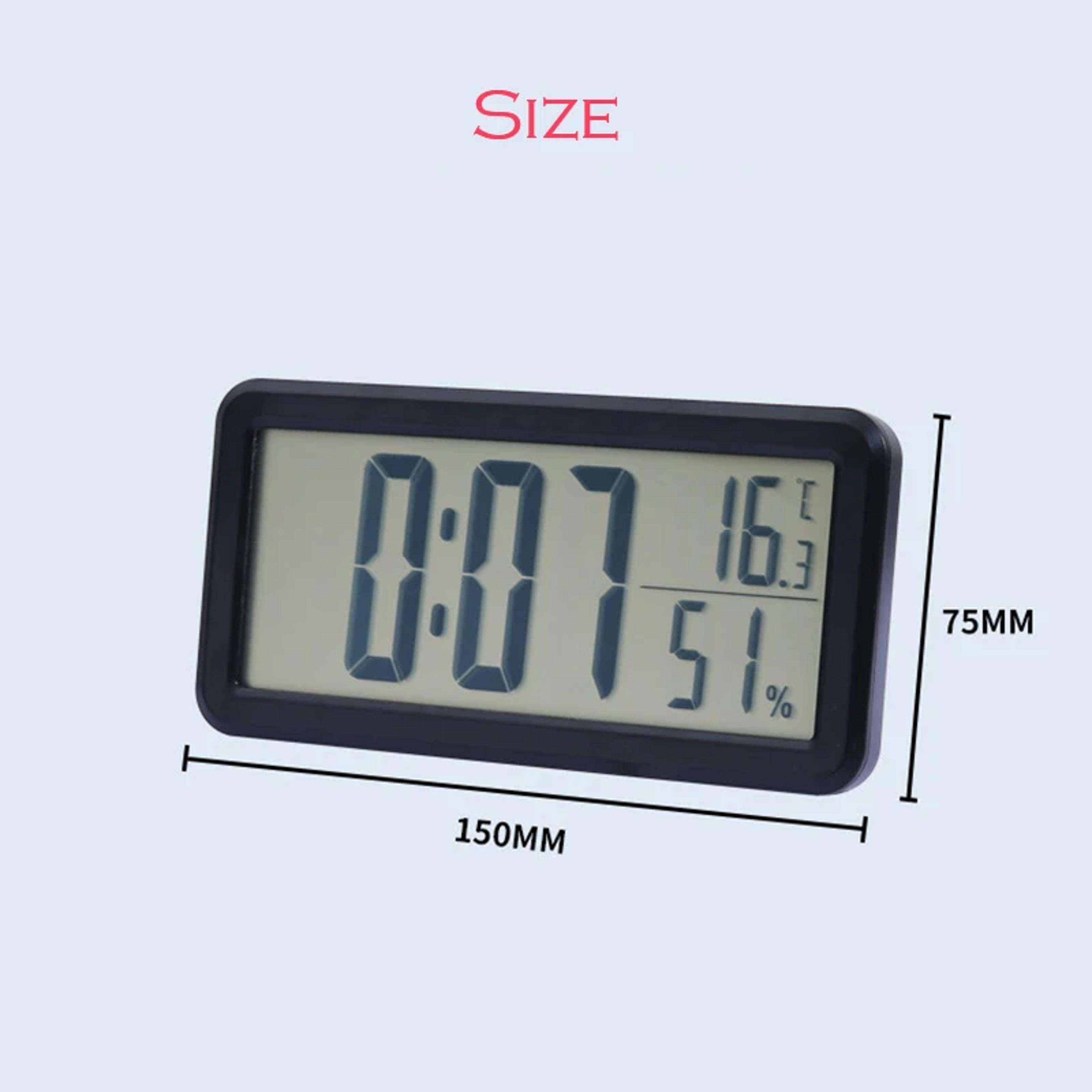 Large Display Digital Alarm Clock LED Desk Clock For Bedroom Office Home Decor 4