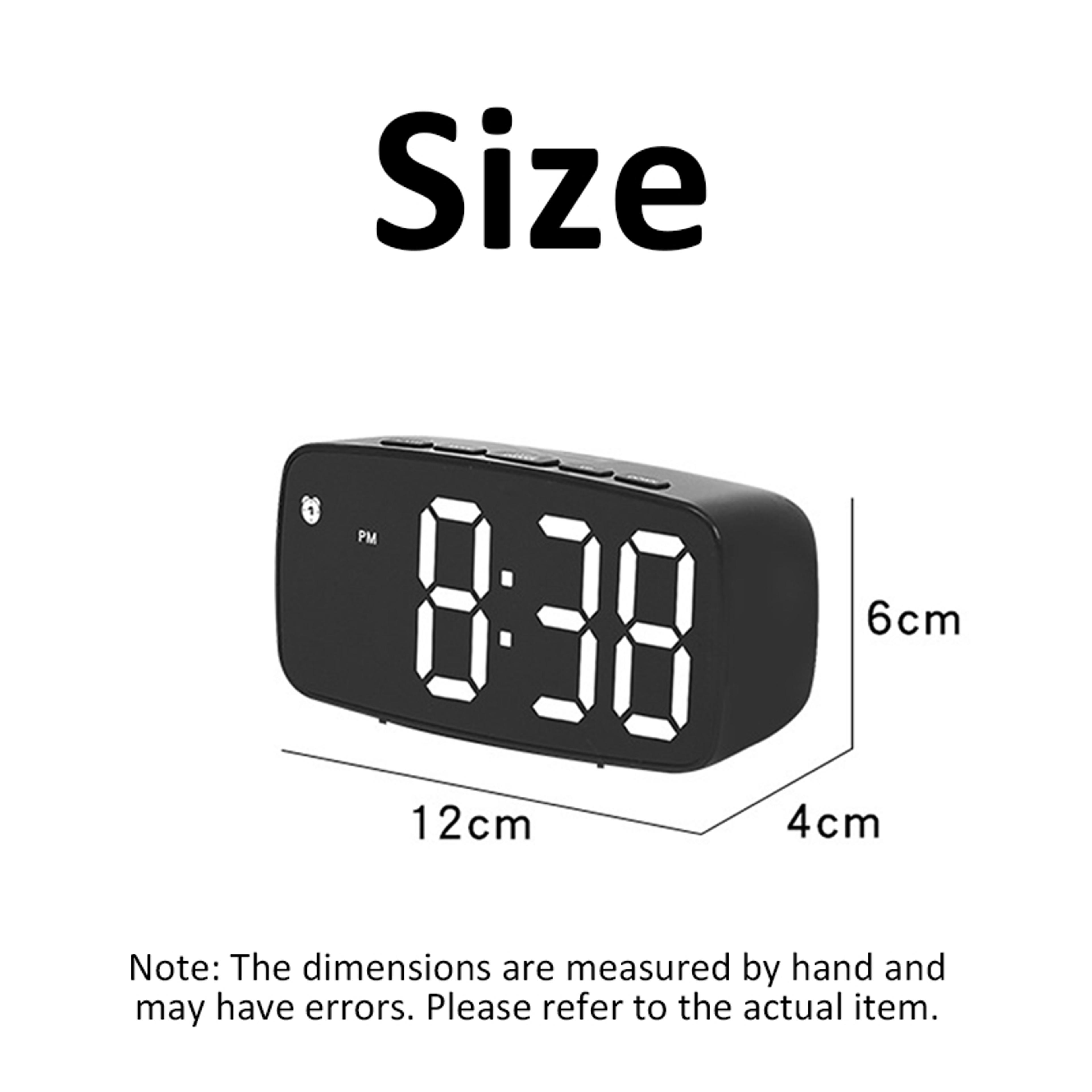 Super Loud Vibrating Alarm Clock LED Table Clock For Heavy Sleepers 10