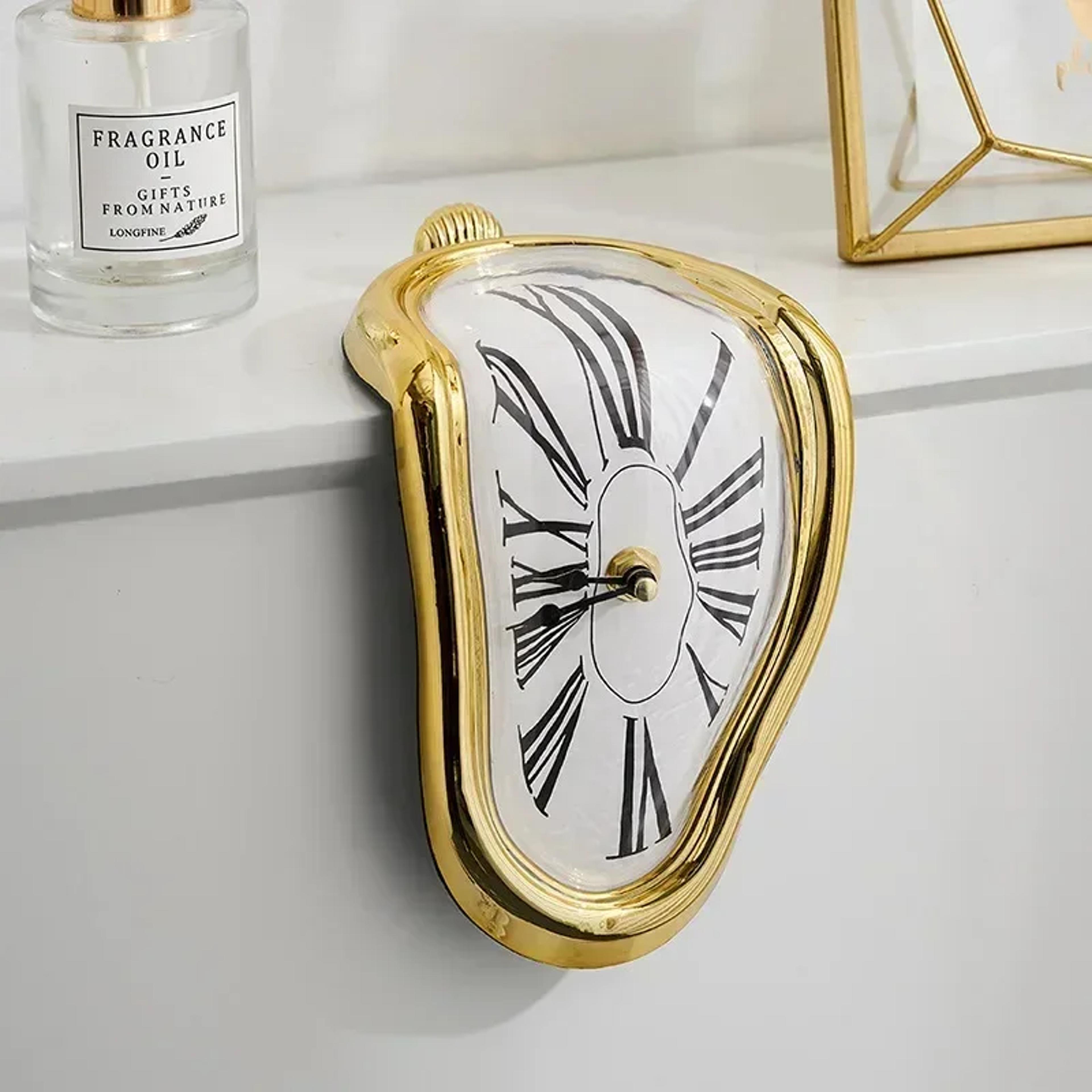 Surreal Melting Wall Clock Dali Style Clock Unique Home Decor 2