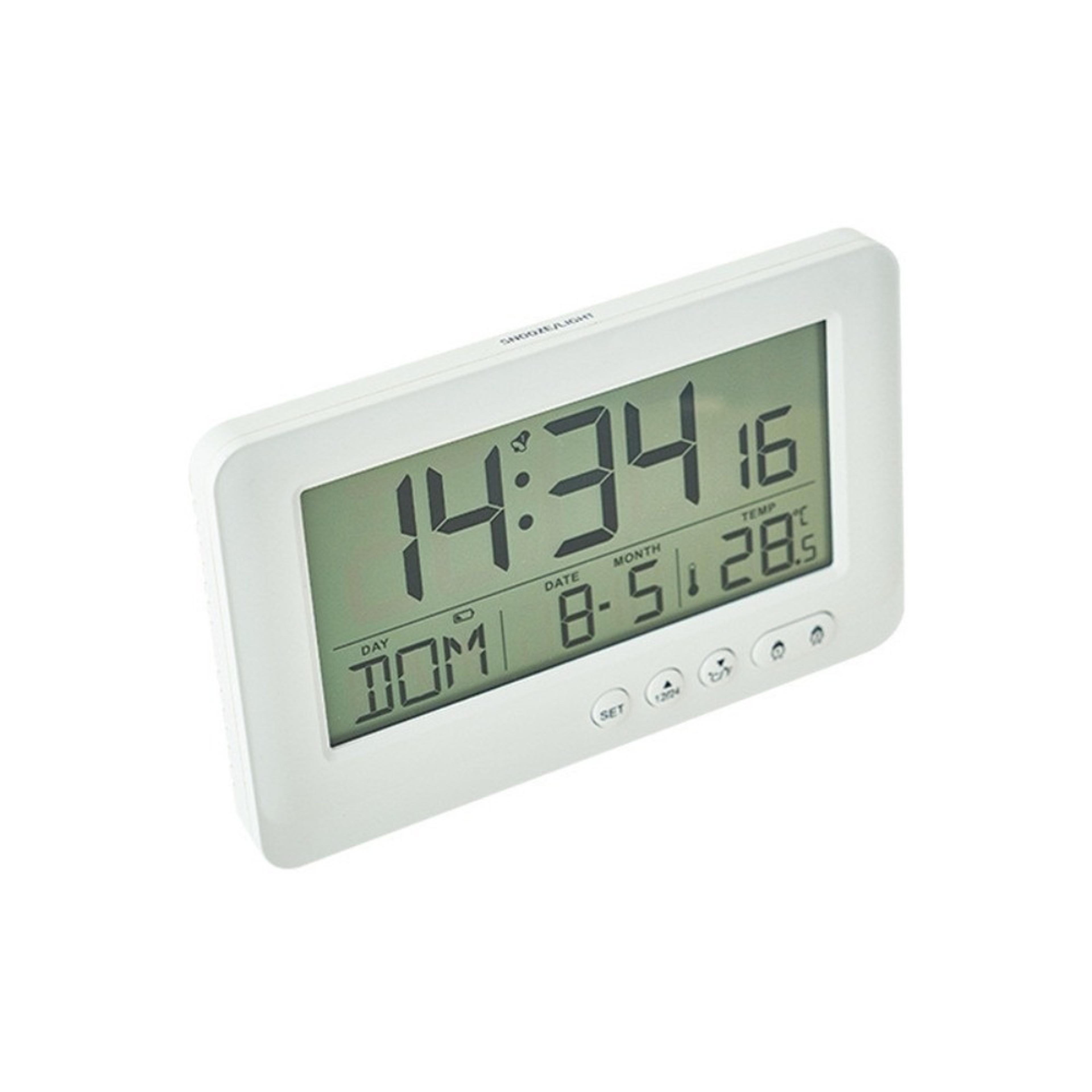 Digital Alarm Clock LCD Display Temperature Display Bedside Clock 1