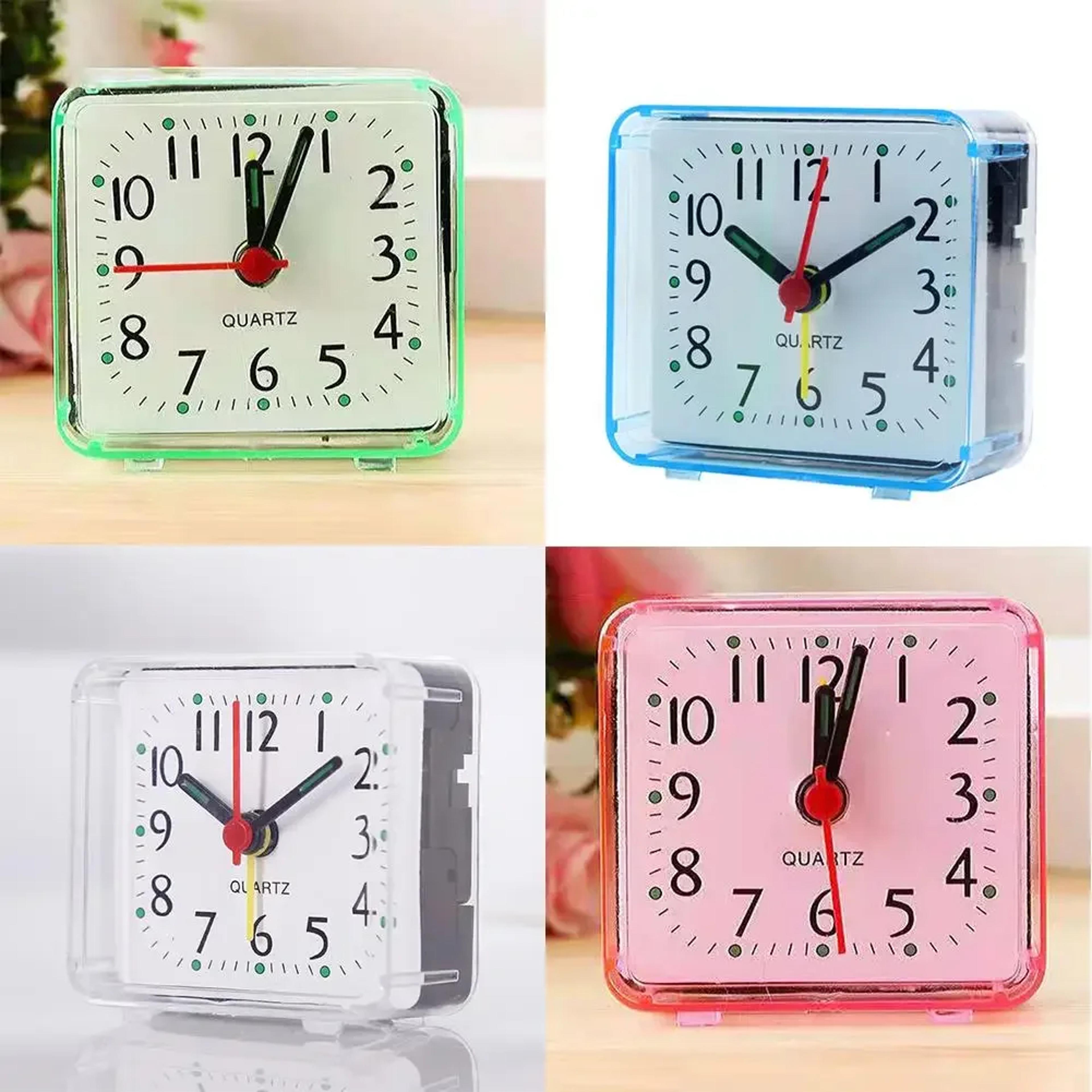 Compact Digital Alarm Clock Travel Desk Clock With LCD Display For Bedroom Office And Bedside 4