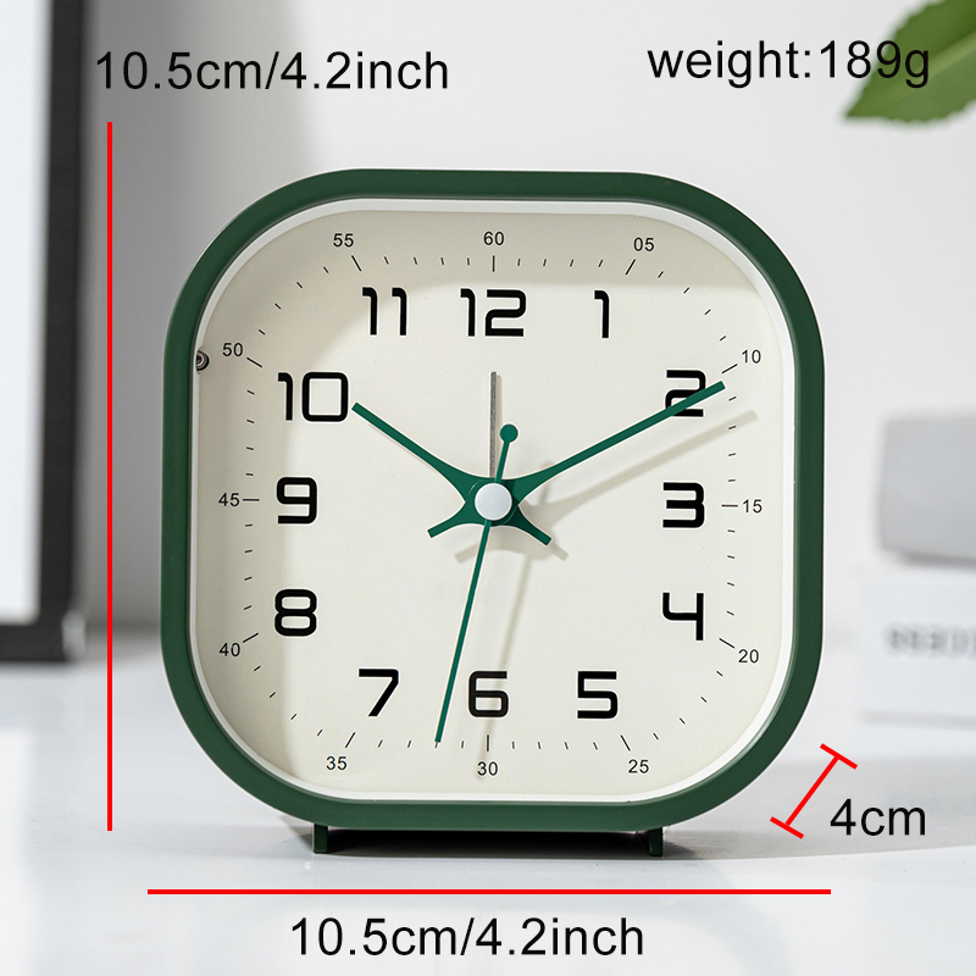 Kids Digital Alarm Clock With Large Display Silent Bedside Desk Clock For Bedroom And Study 4