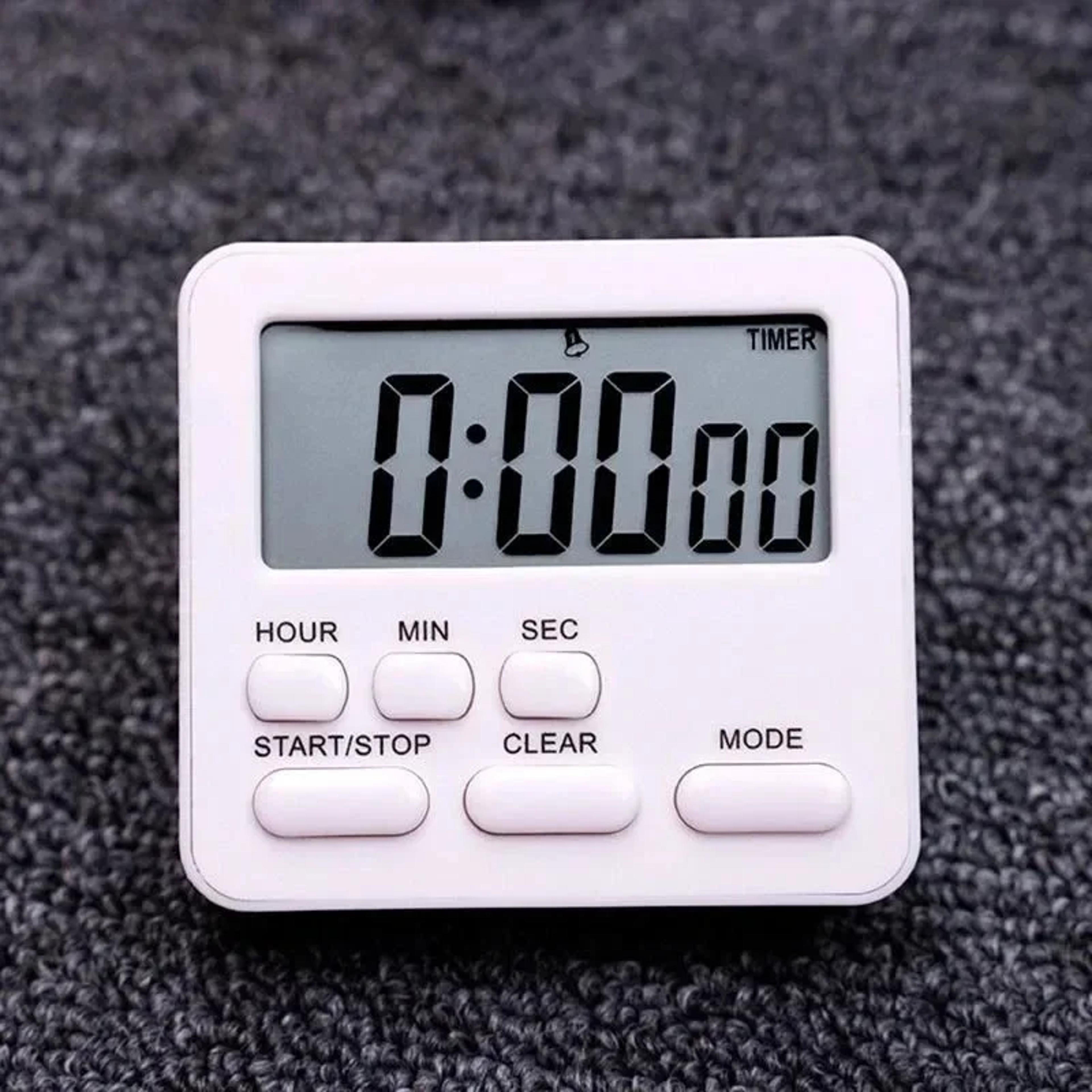 Digital Kitchen Timer Multifunction Countdown Timer Digital Alarm Clock With Stopwatch Display 6