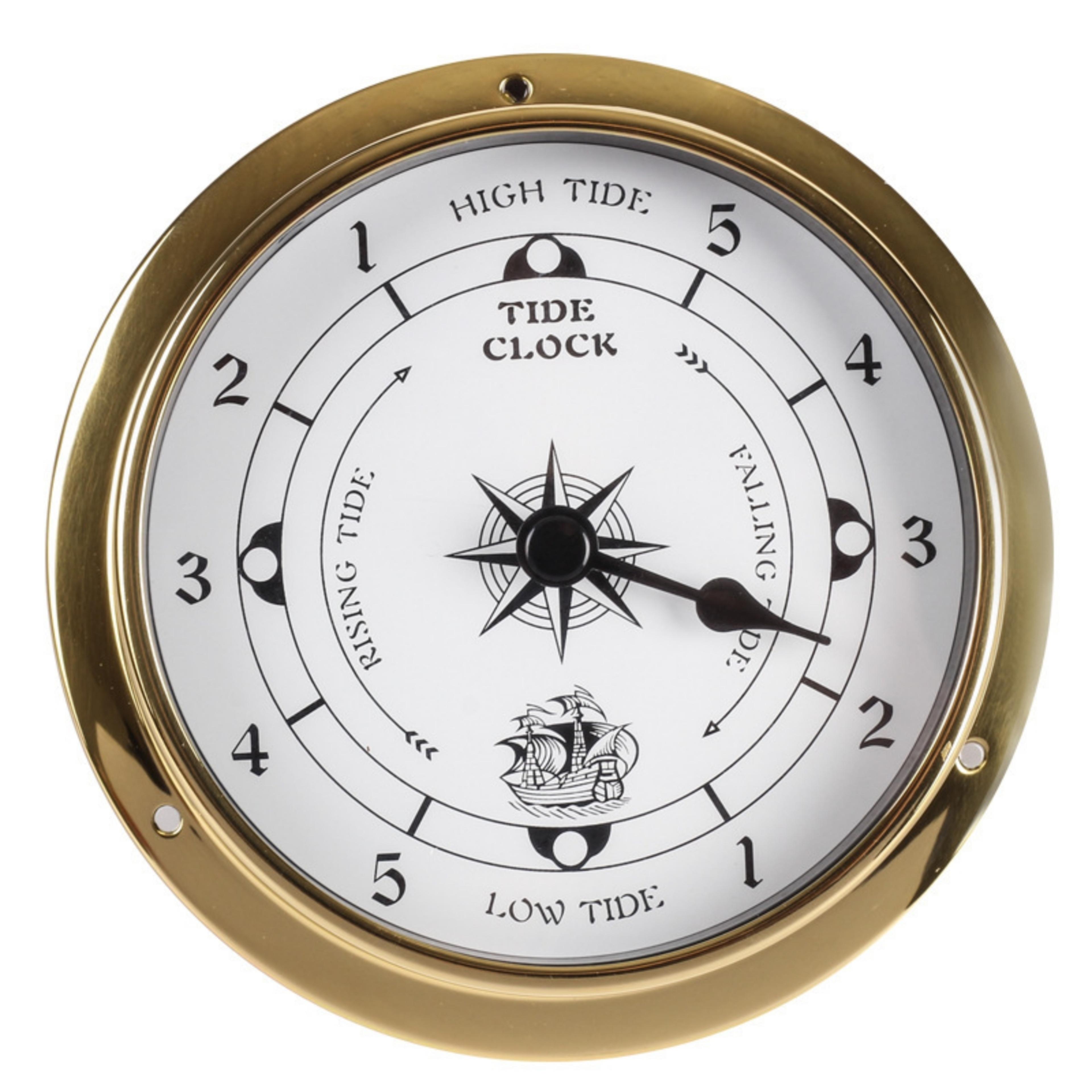Vintage Tide Clock Nautical Wall Clock Sailing Instrument Decor 1