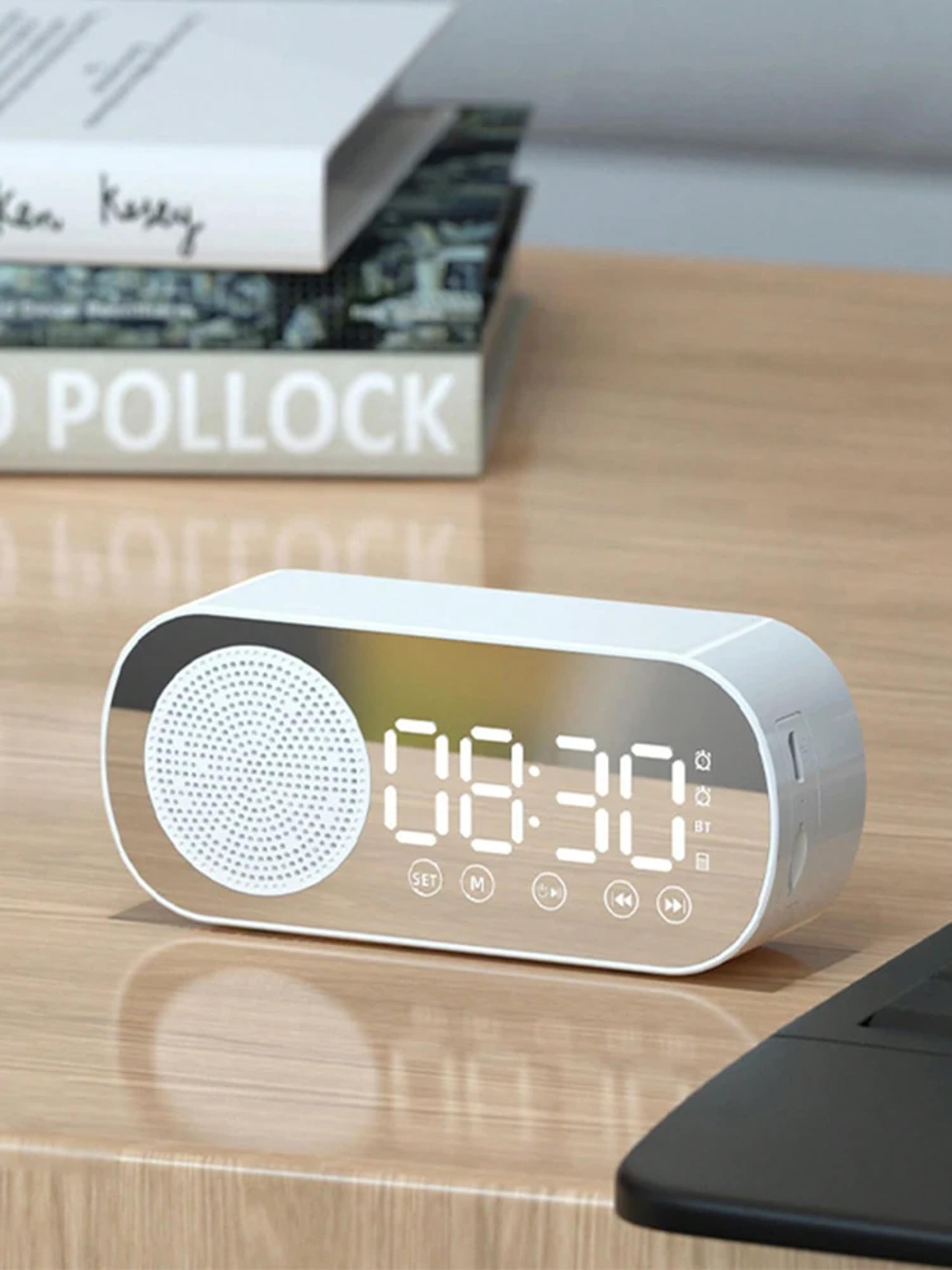 Smart Bluetooth Alarm Clock Wireless Bluetooth Speaker LED Digital Clock With Subwoofer And Music P 2
