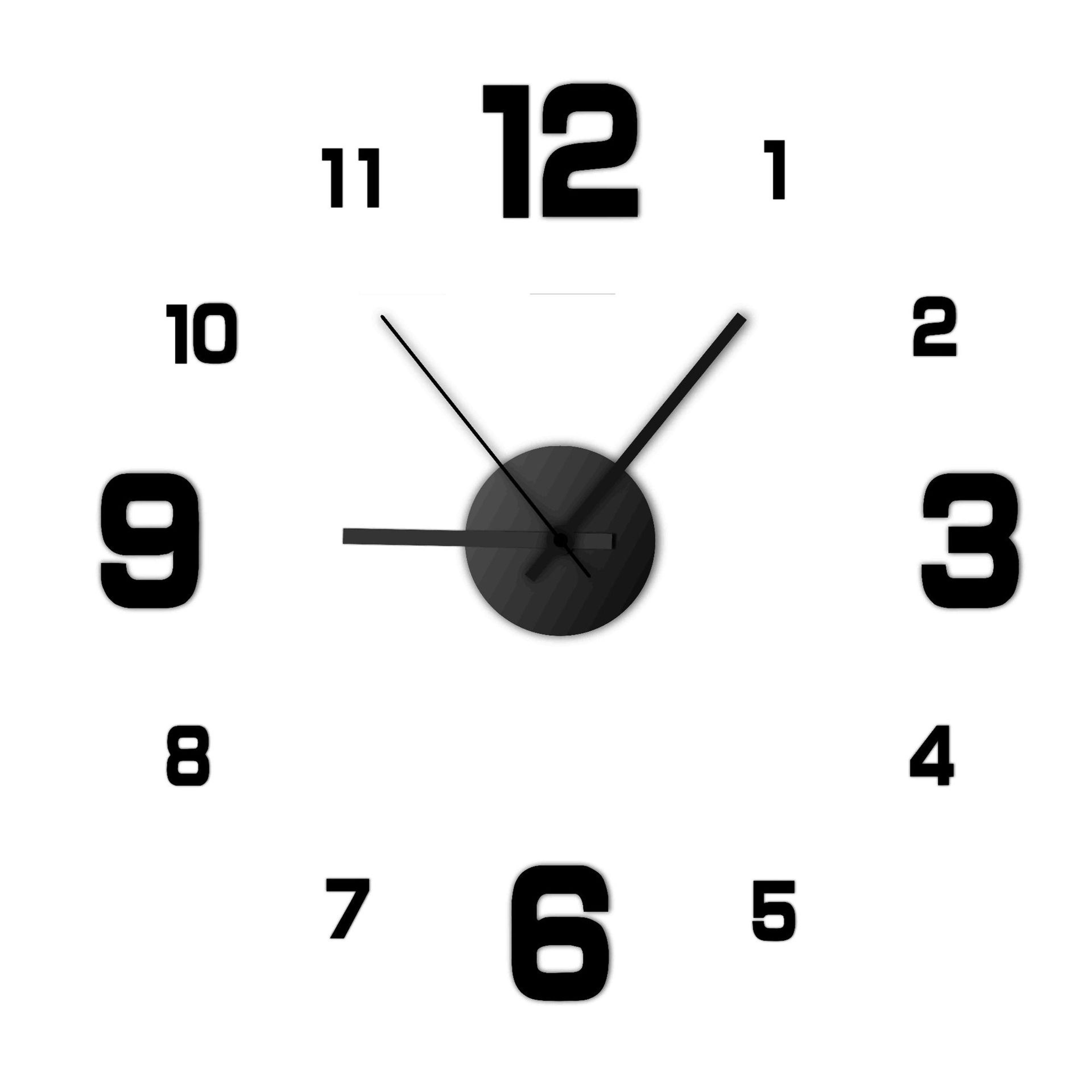 Modern DIY Wall Clock Frameless Silent Wall Clock Large Decorative Mirror Wall Clock For Home Offic 1