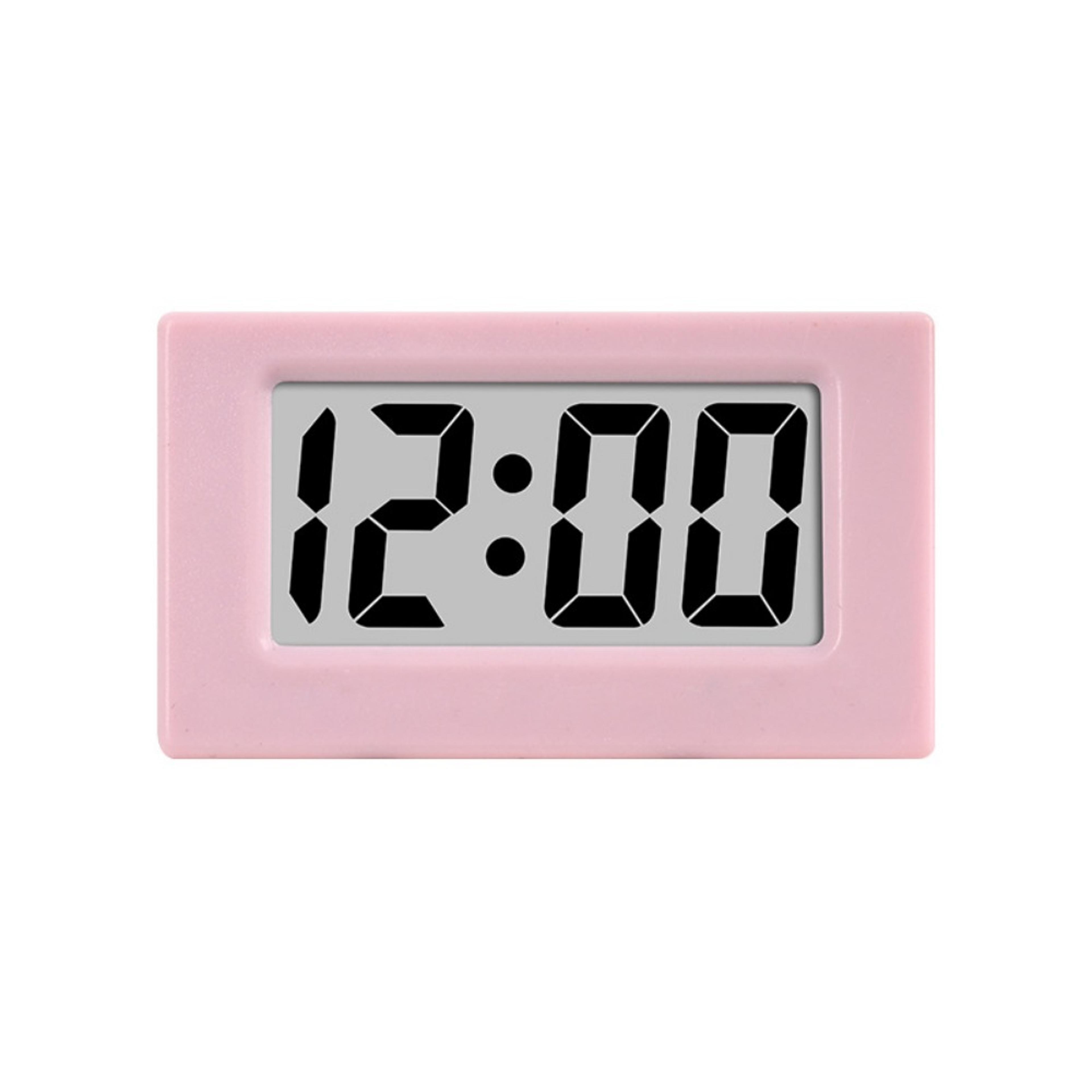 Modern LED Digital Clock Mini Triangle Desk Clock Silent Bedside Time Display For Home Office 2