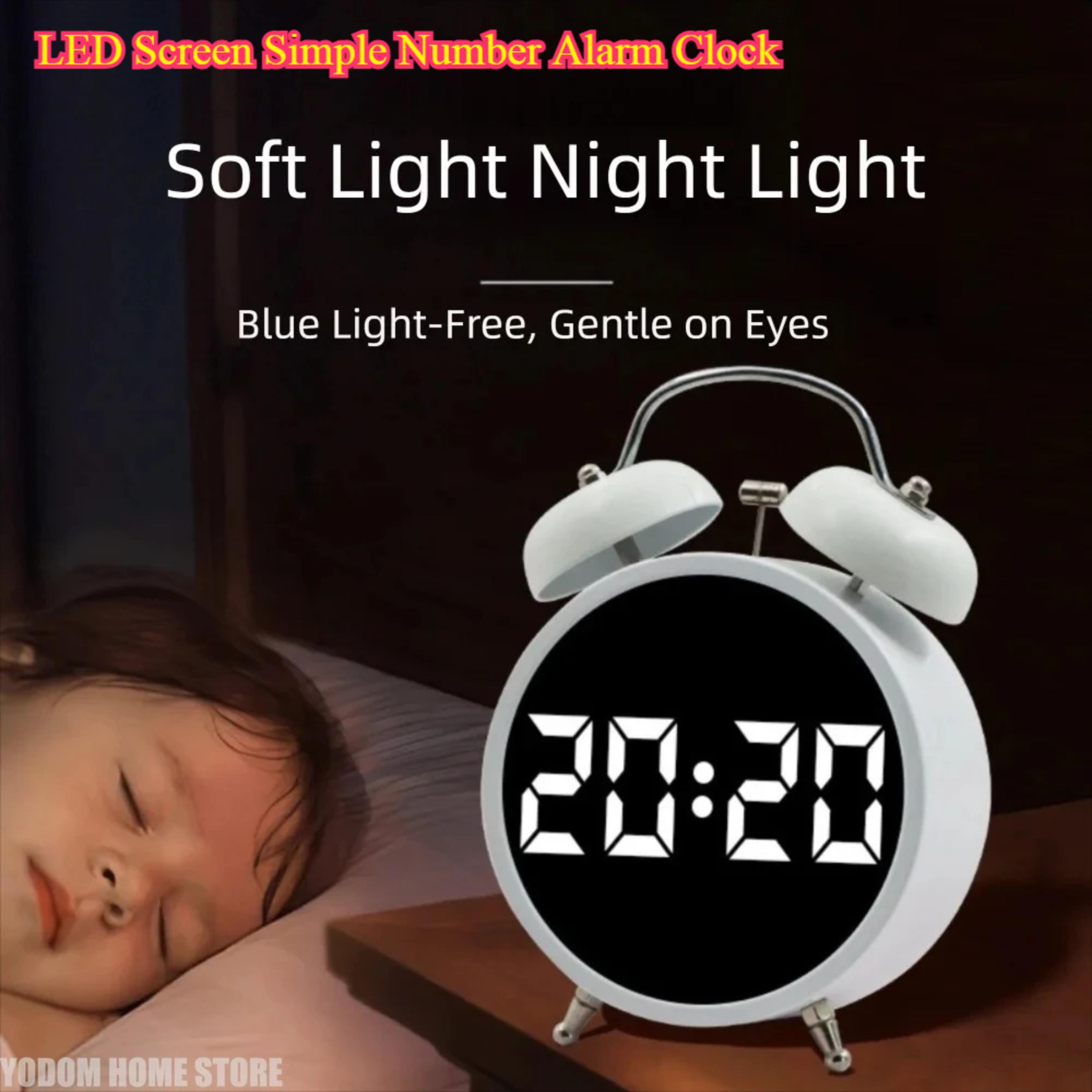 Large Display LED Alarm Clock Loud Digital Bedside Alarm Clock For Bedroom And Office 8