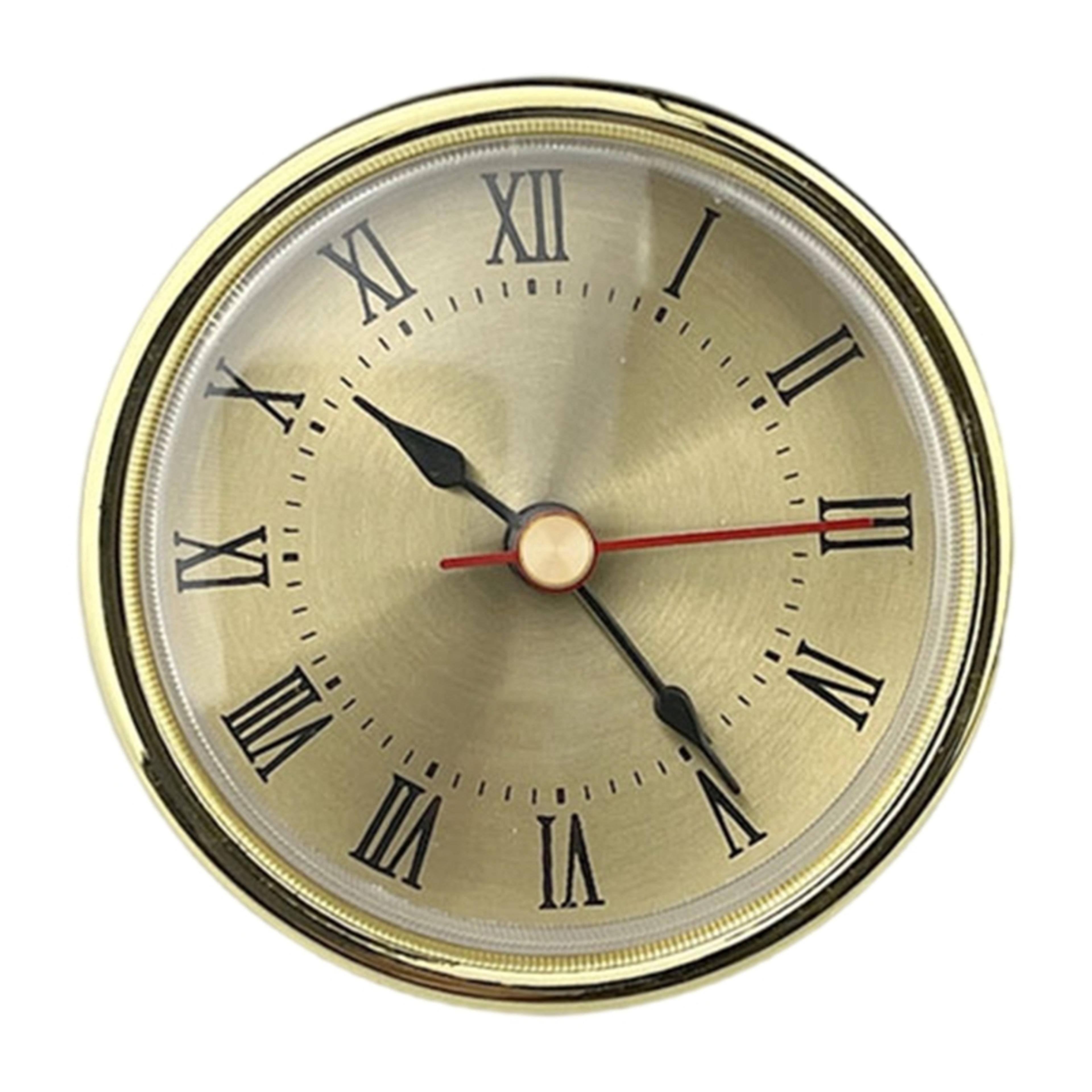 Round Clock Insert With Roman Numerals Gold Silver Clock Replacement Insert For DIY Clock Projects 1