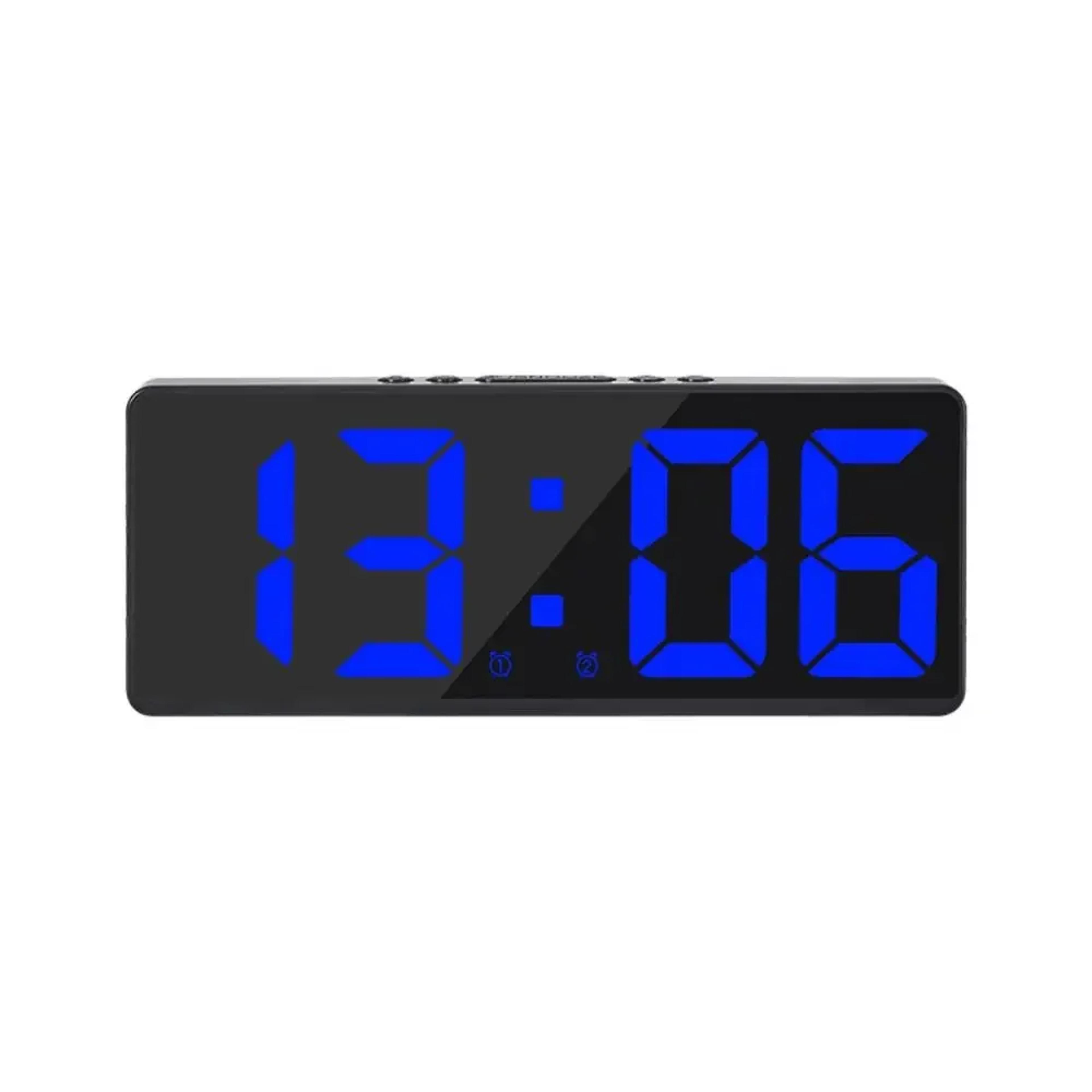 Luminous LED Digital Clock With Large Display Night Light Temperature Calendar And Alarm 3
