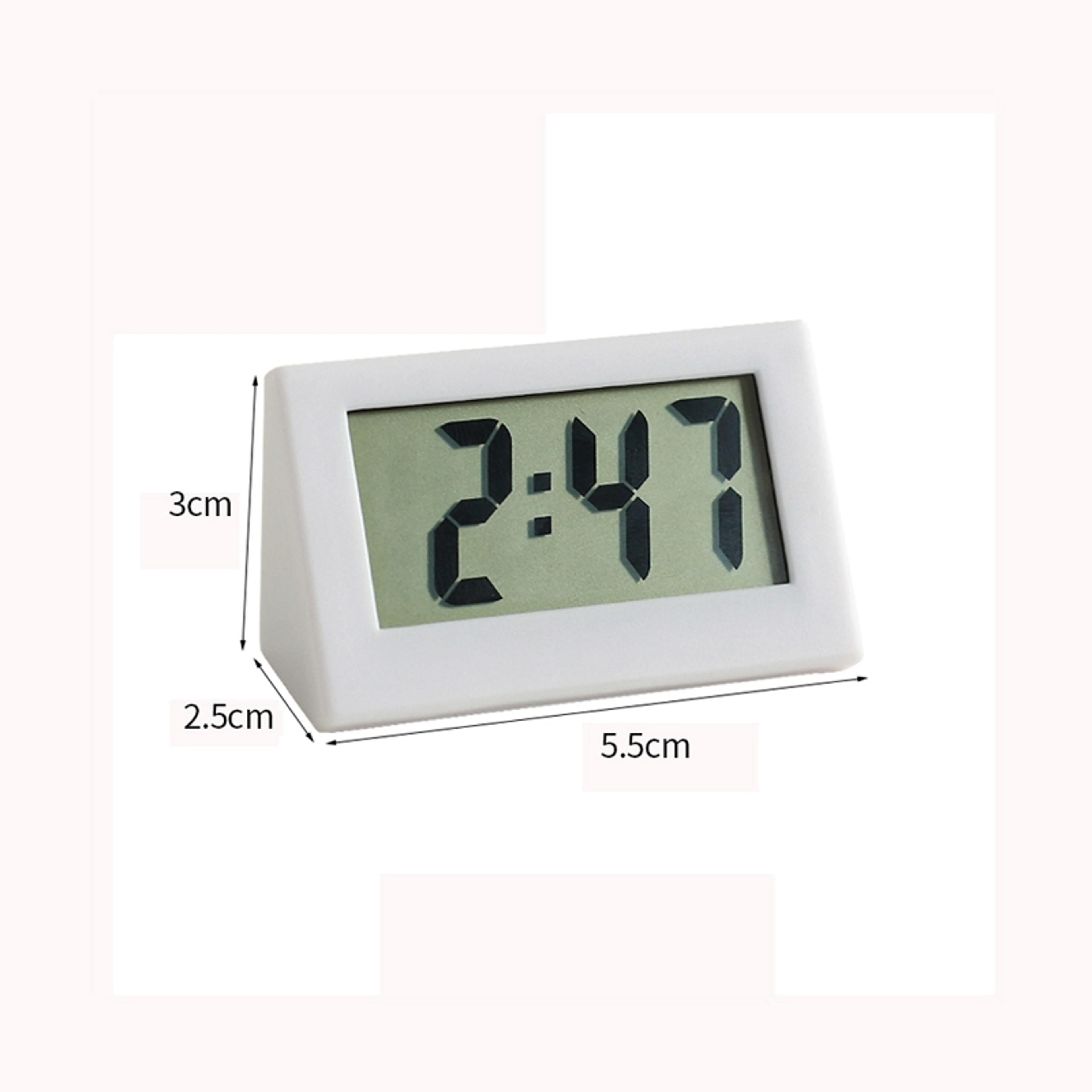 Mini LED Digital Desk Clock Portable Battery Operated Desktop Clock For Home Office And Bedroom 7