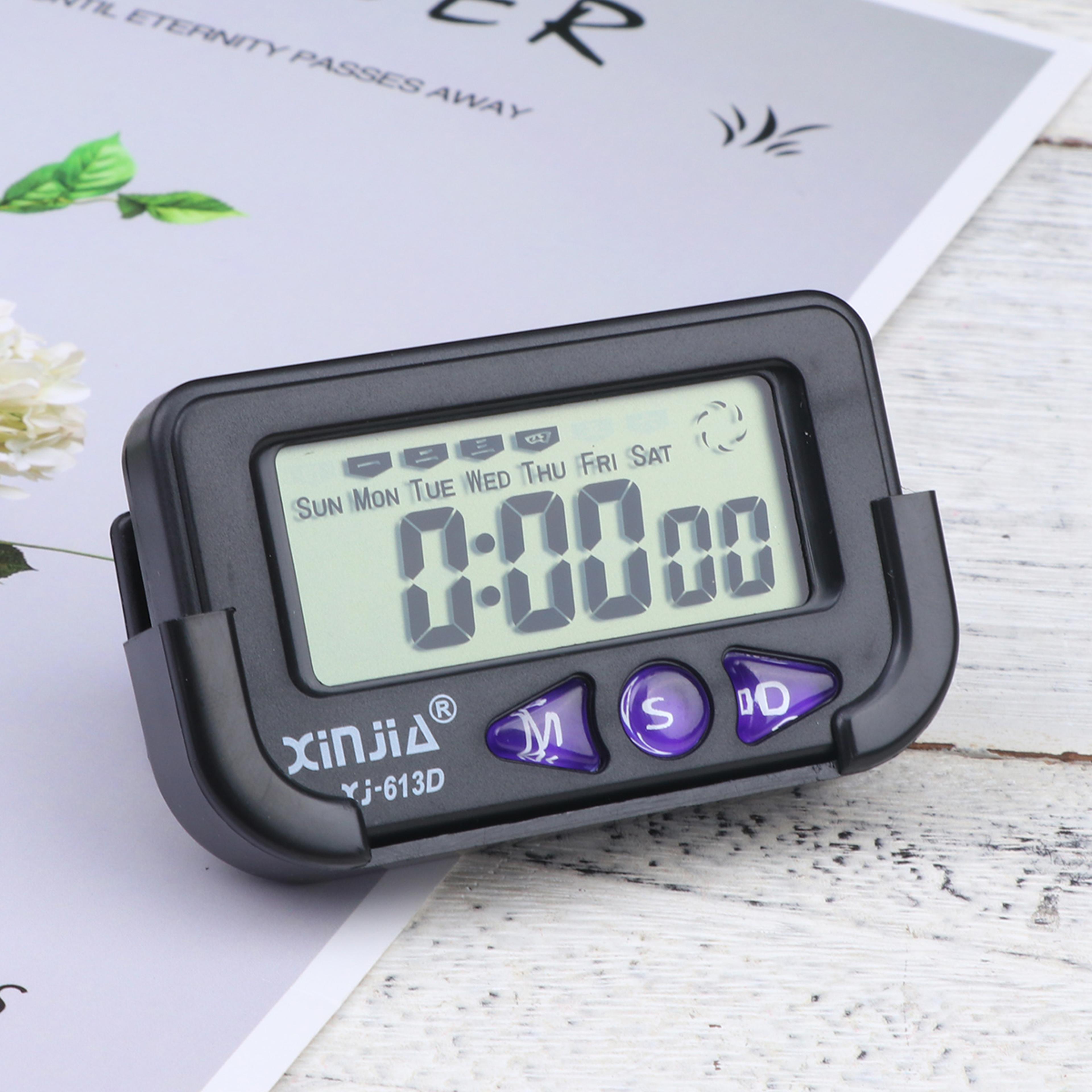 Digital Car Clock With LCD Display Dashboard Timer And Alarm Chronograph For Cars 1
