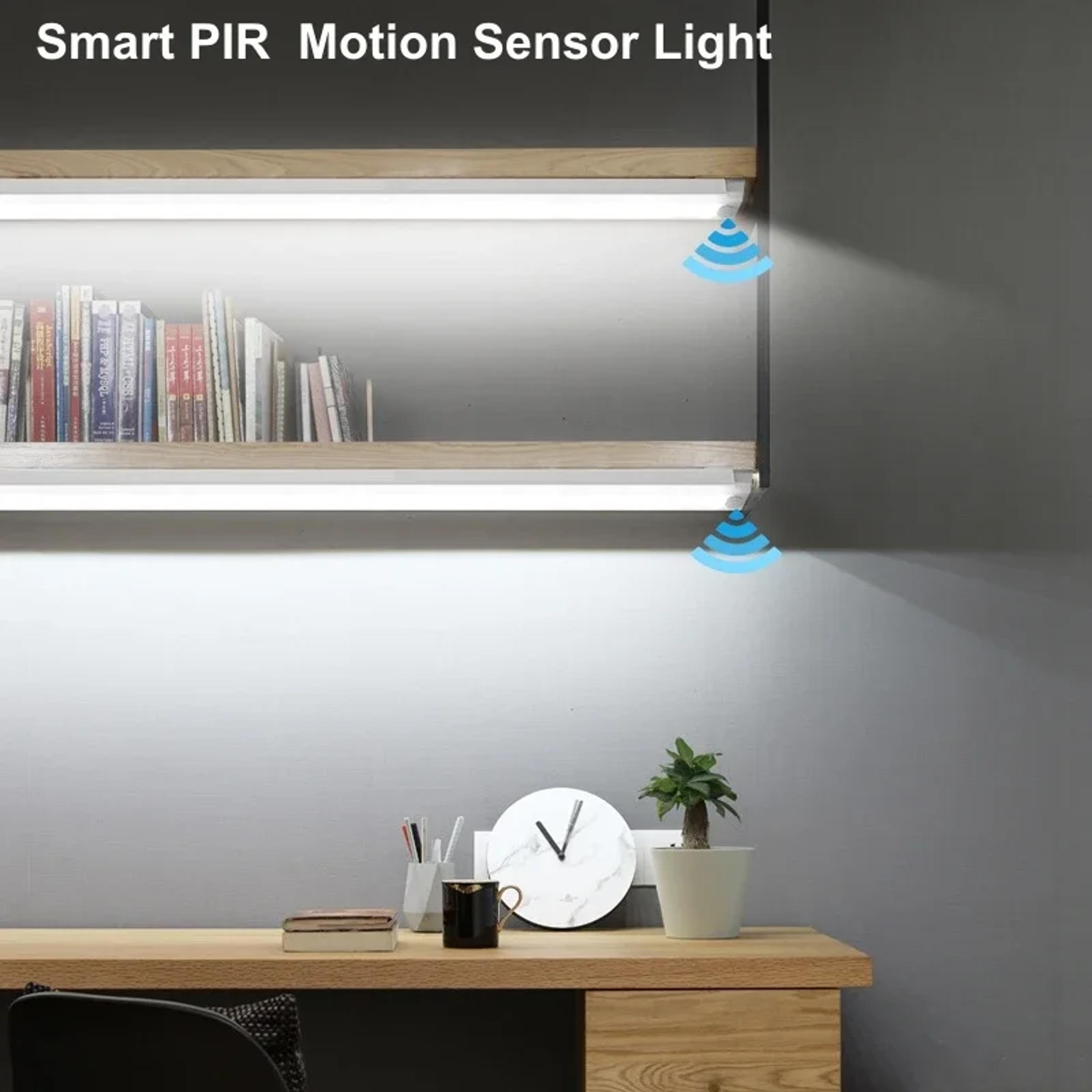 Wireless Motion Sensor LED Cabinet Light USB Rechargeable Under Cabinet Lamp 4