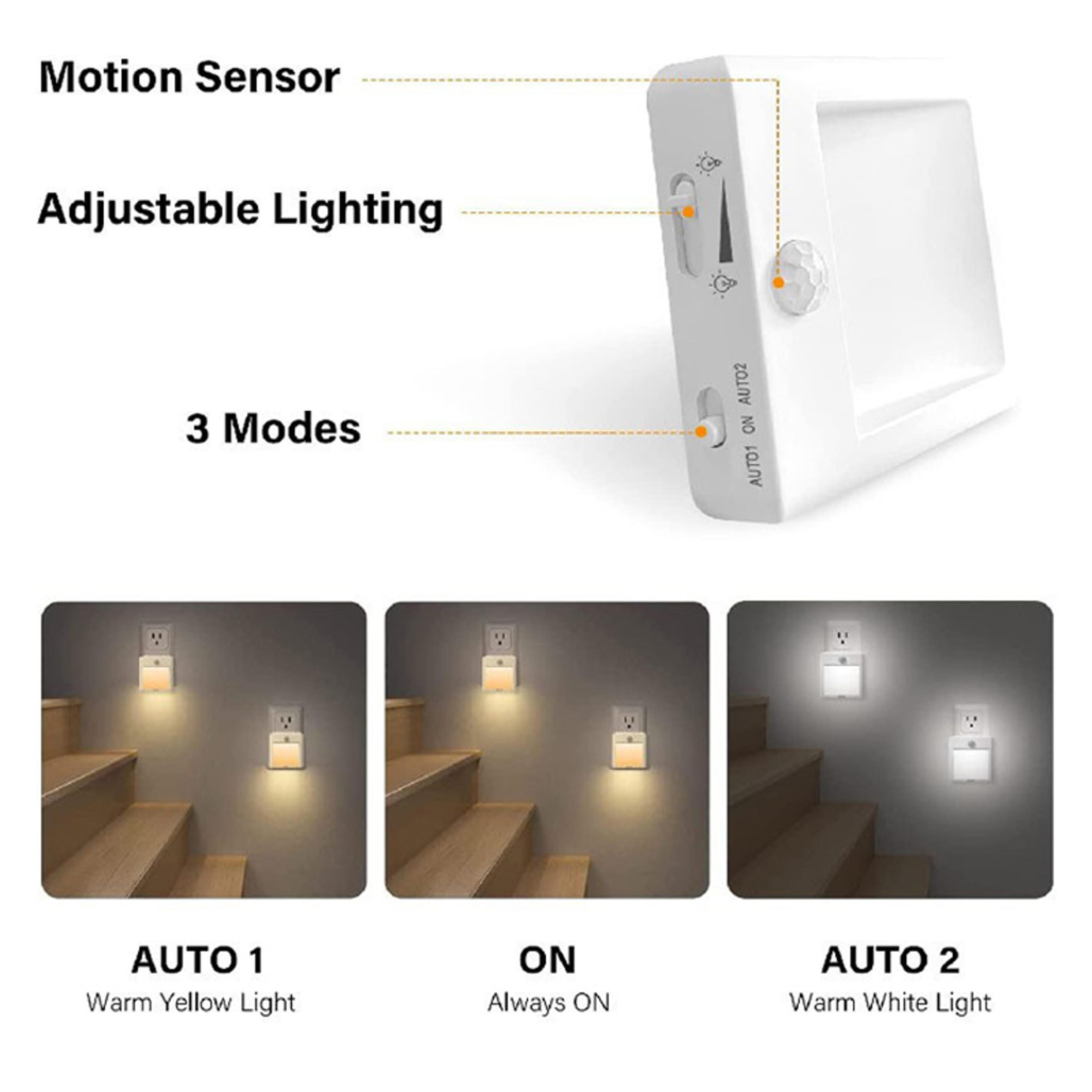 Motion Sensor Night Light For Kids Bedroom Dimmable Wireless Cabinet Lamp 3