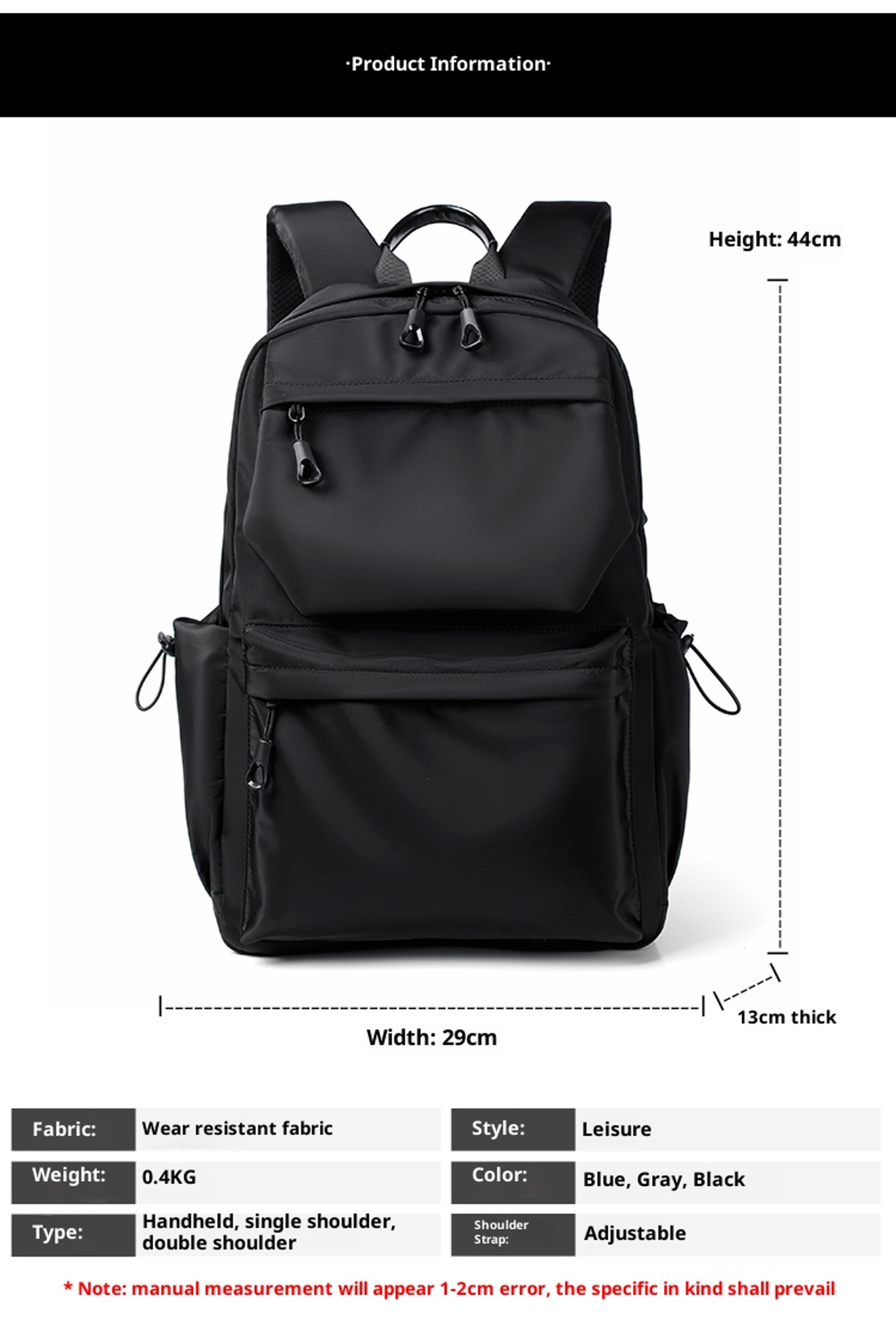 High Capacity Laptop Backpack For College Students Stylish Computer Bag 4