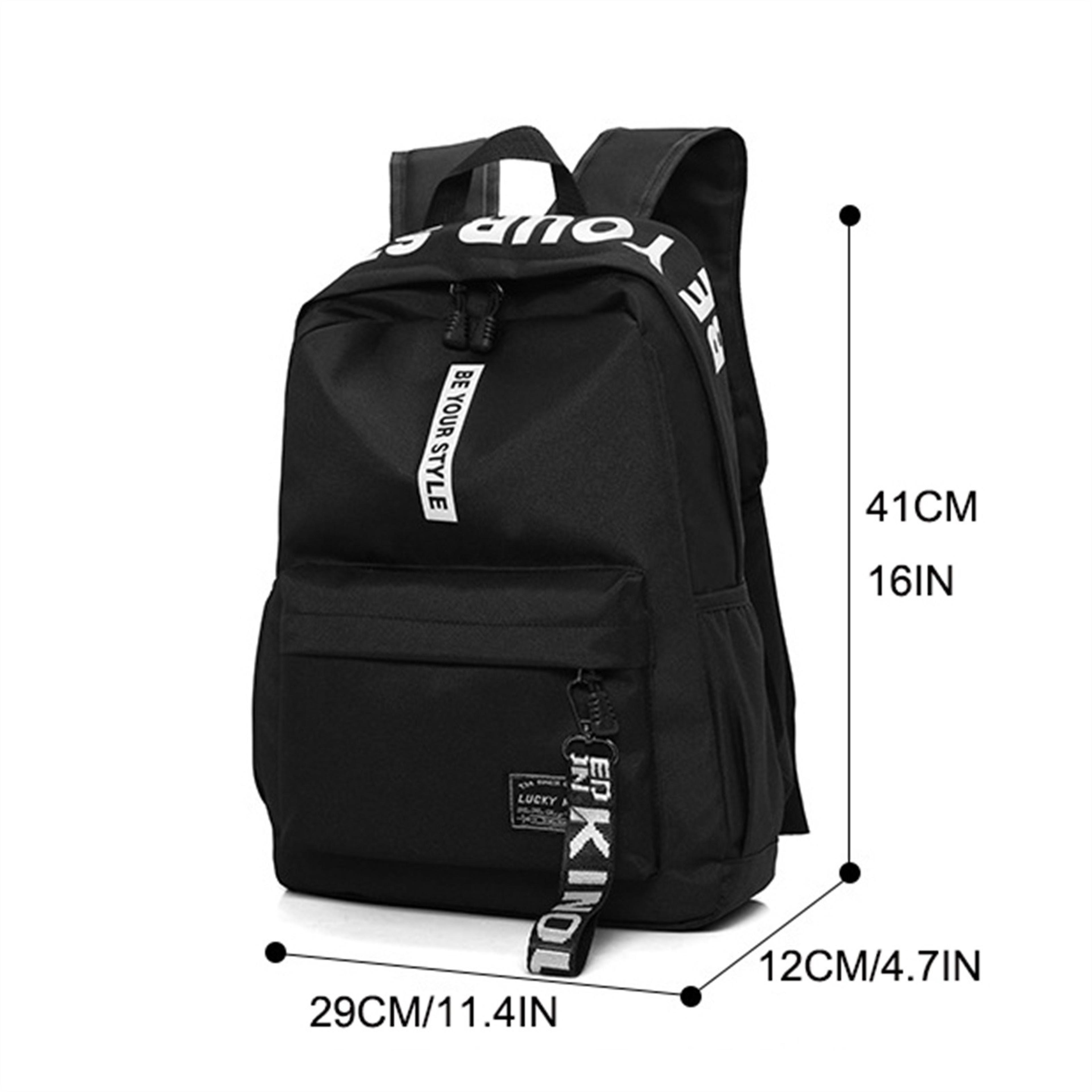 Lightweight Student Backpack Casual School Bag With Custom Logo Design 5