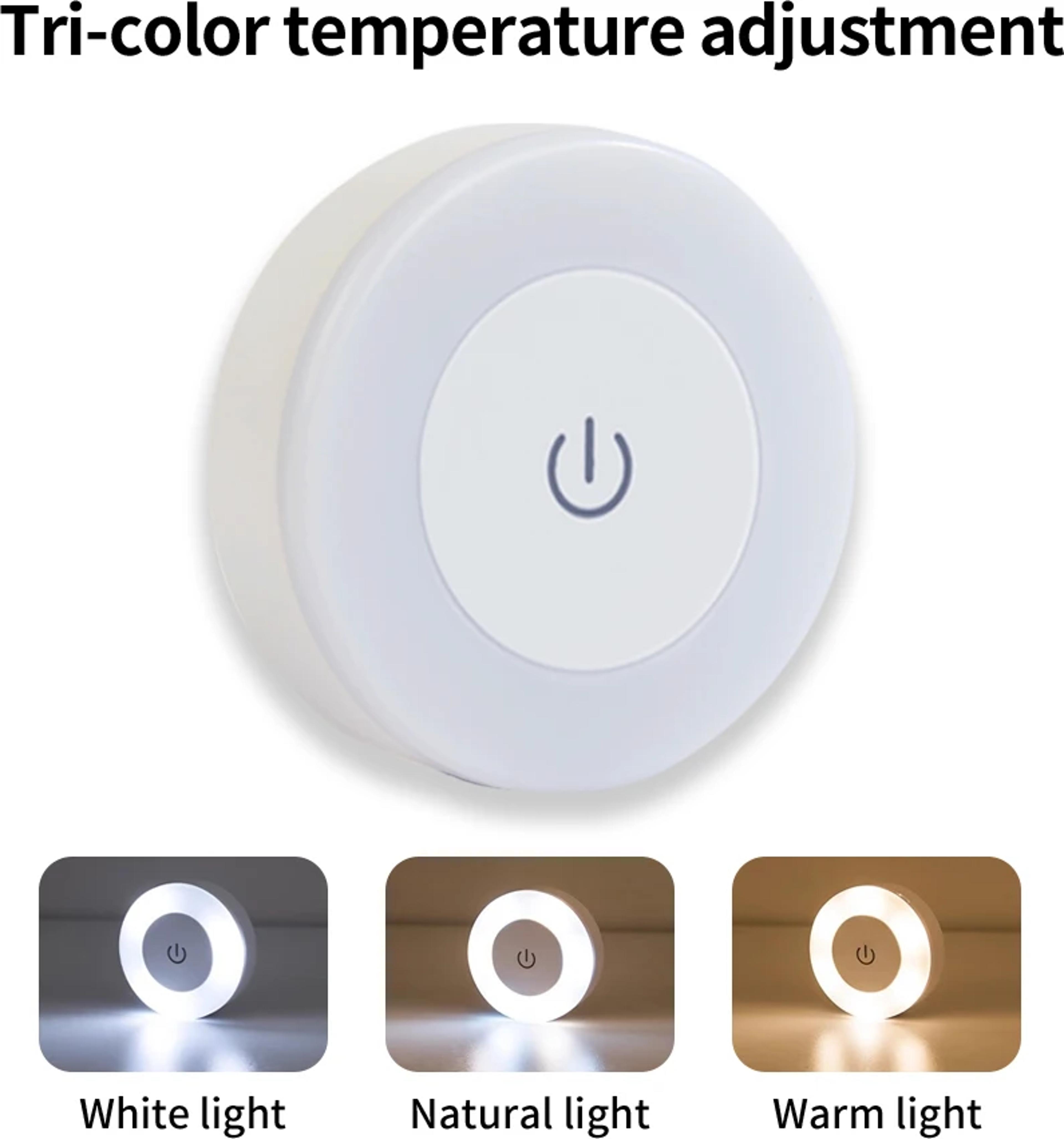 Rechargeable LED Wall Lamp Touch Sensor Night Light For Bedroom Reading 3