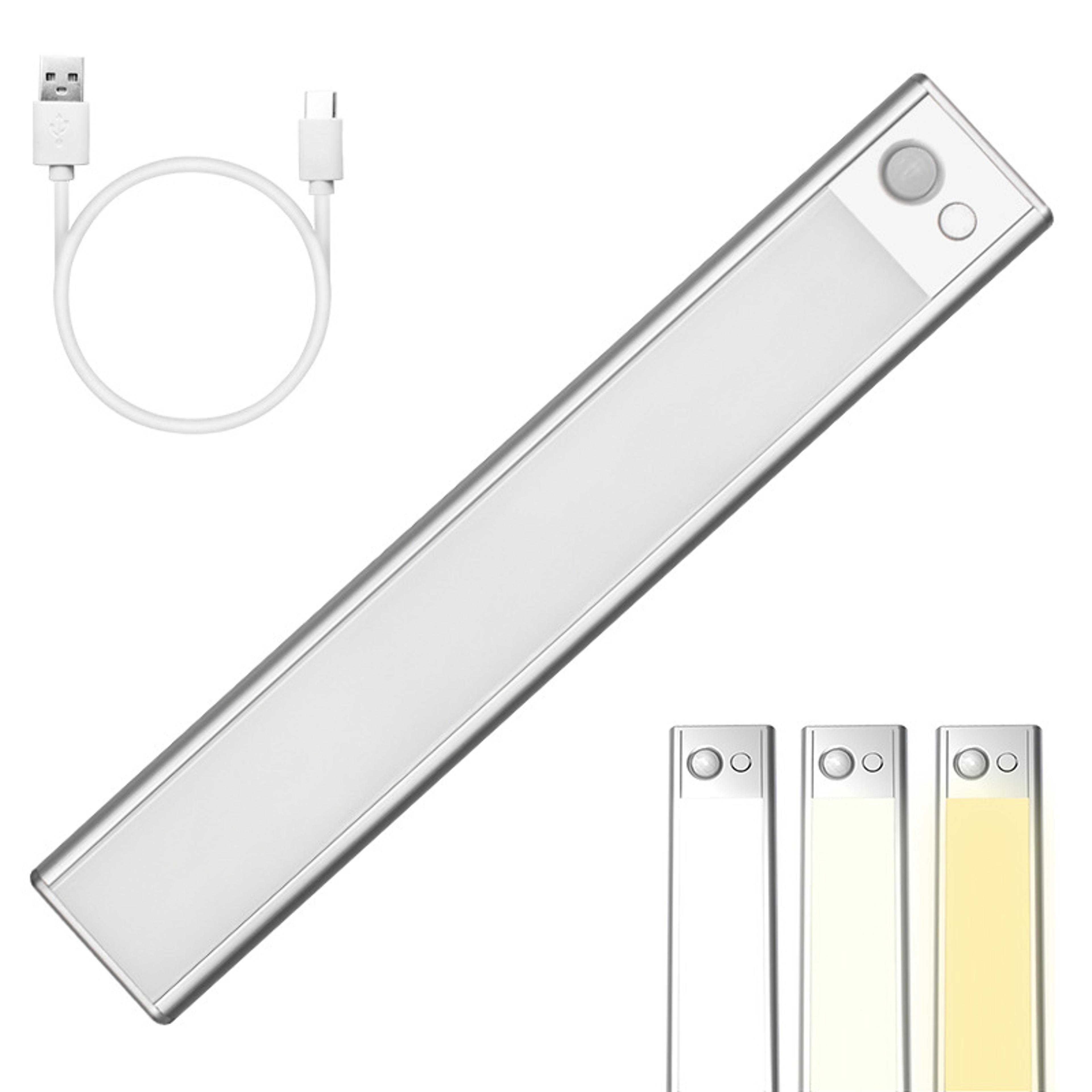 Rechargeable LED Under Cabinet Motion Sensor Light Bar With Adjustable Brightness 2