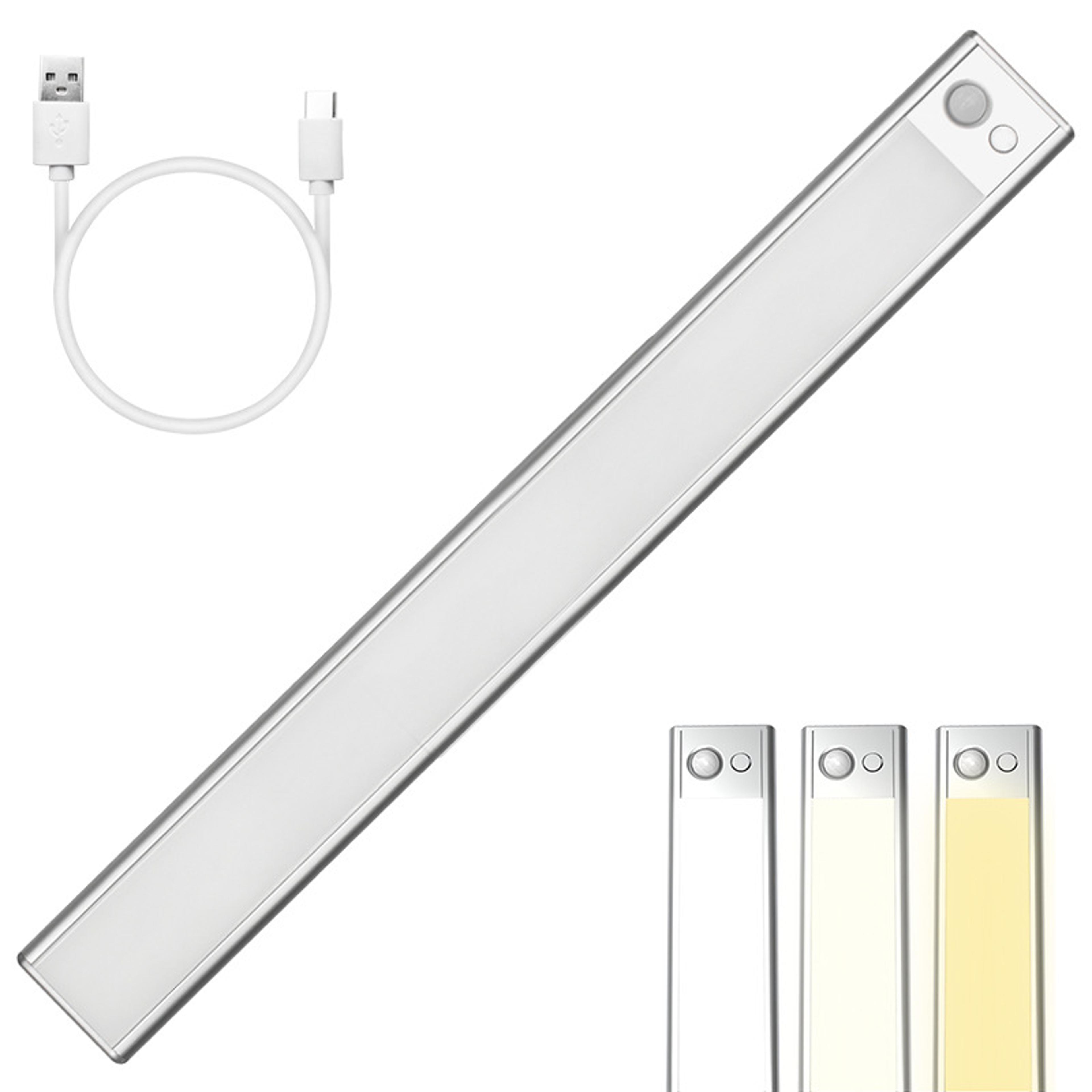 Rechargeable LED Under Cabinet Motion Sensor Light Bar With Adjustable Brightness 3