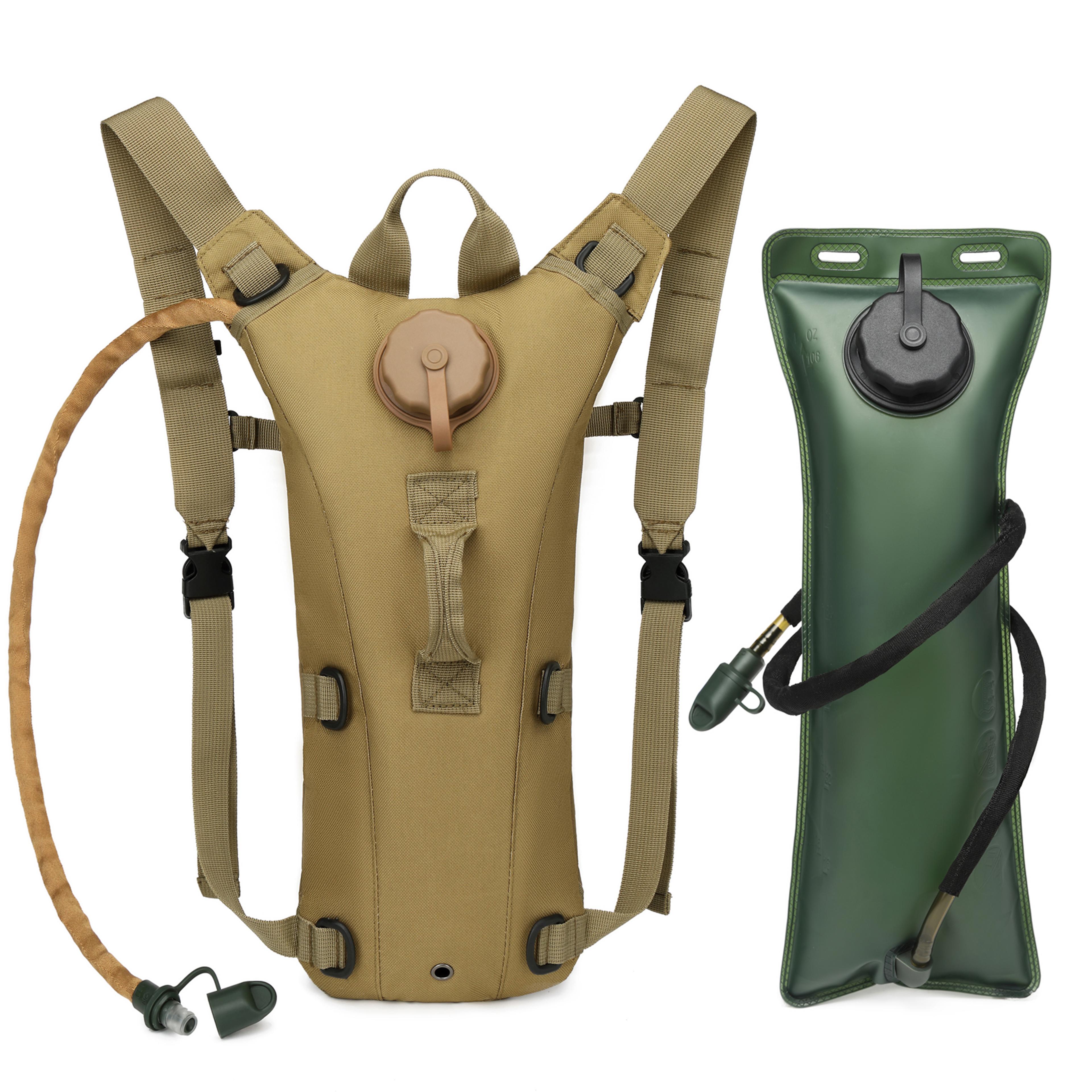 Tactical Hydration Backpack With Water Bladder For Hiking Running Cycling 2