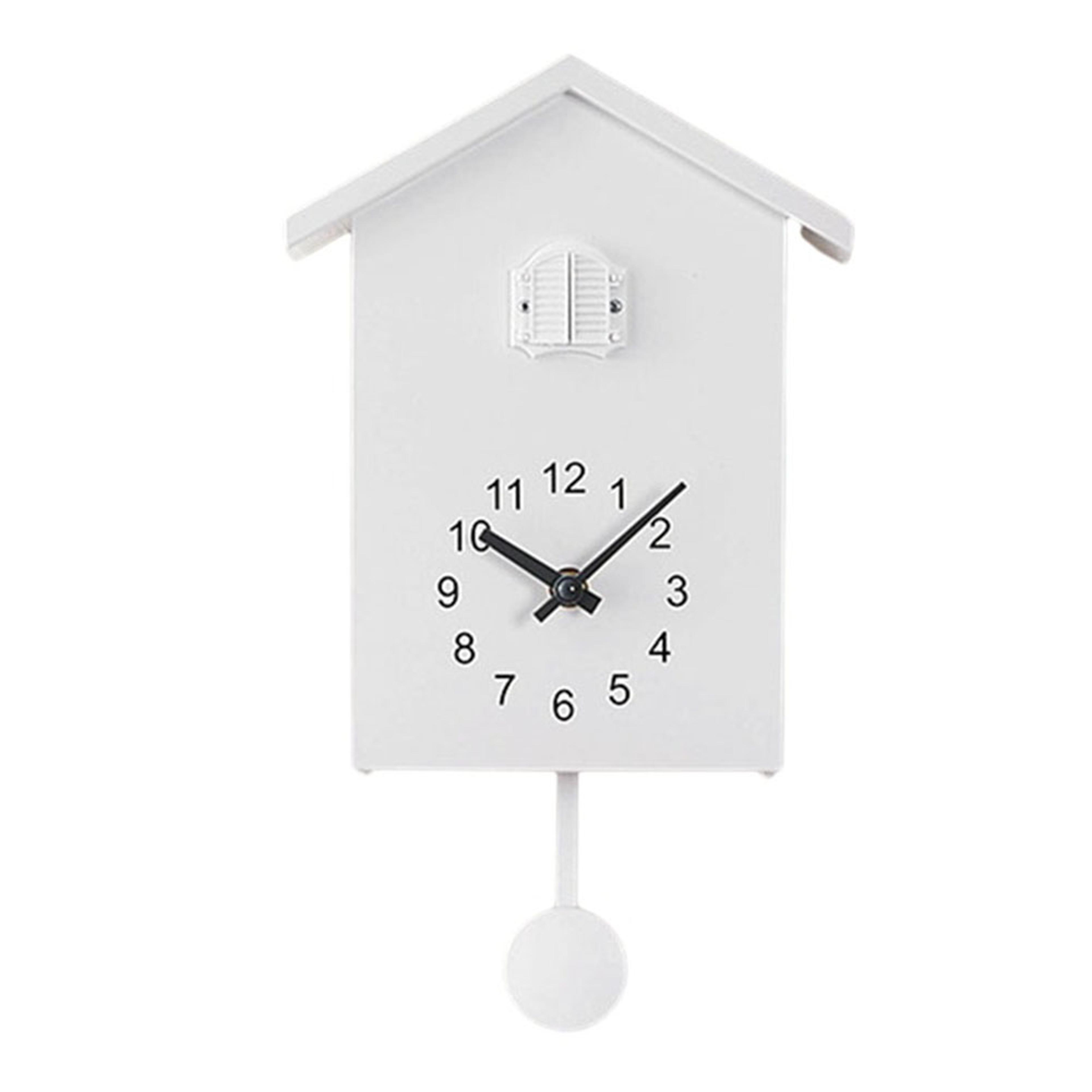 Charming Birdhouse Cuckoo Clock Battery Powered Decorative Wall Clock 0