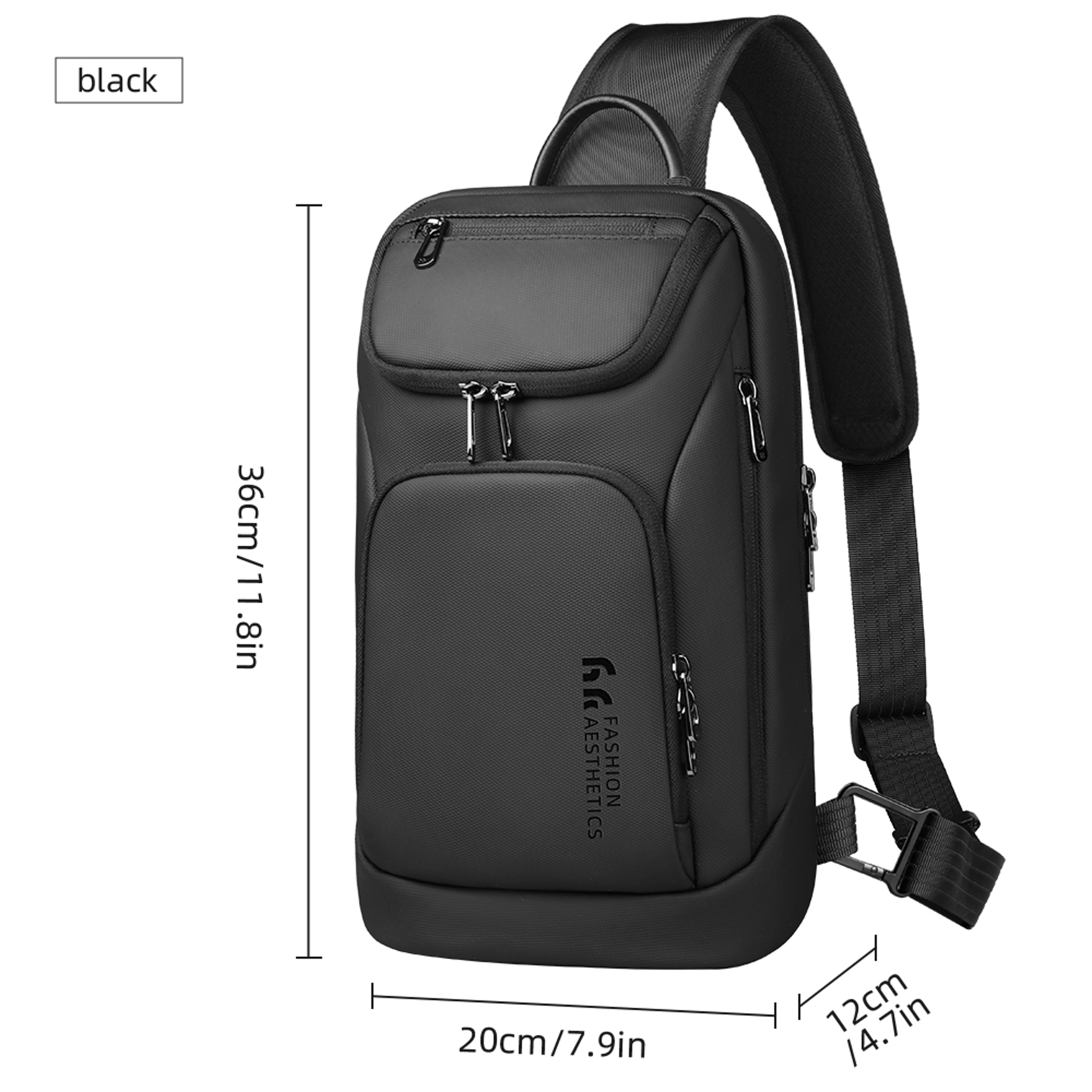 HK Business Crossbody Bag For Men Portable Shoulder Messenger Bags Male Waterproof Travel Short Tri 1