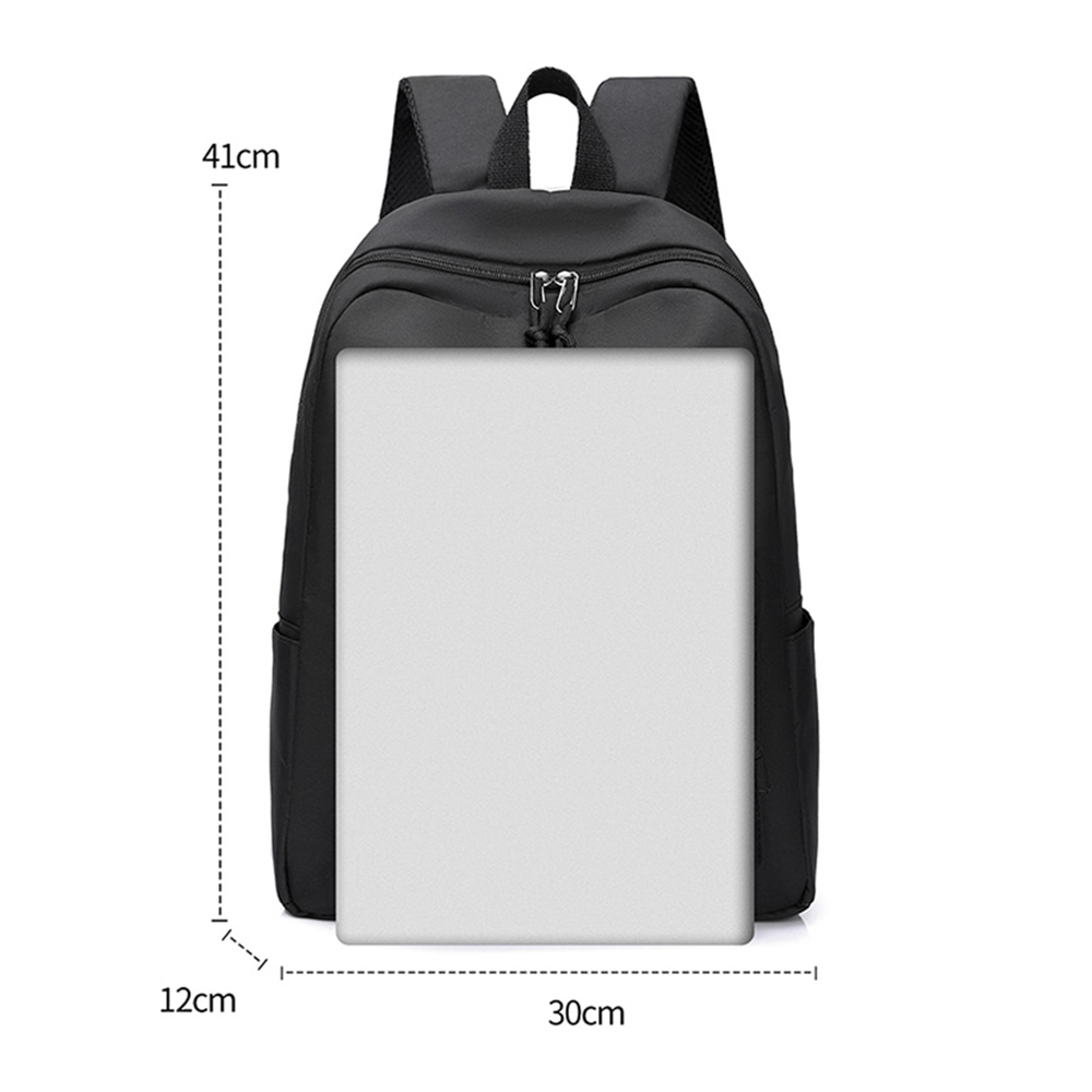 Lightweight Nylon Travel Backpack With Multi Pocket Storage 1