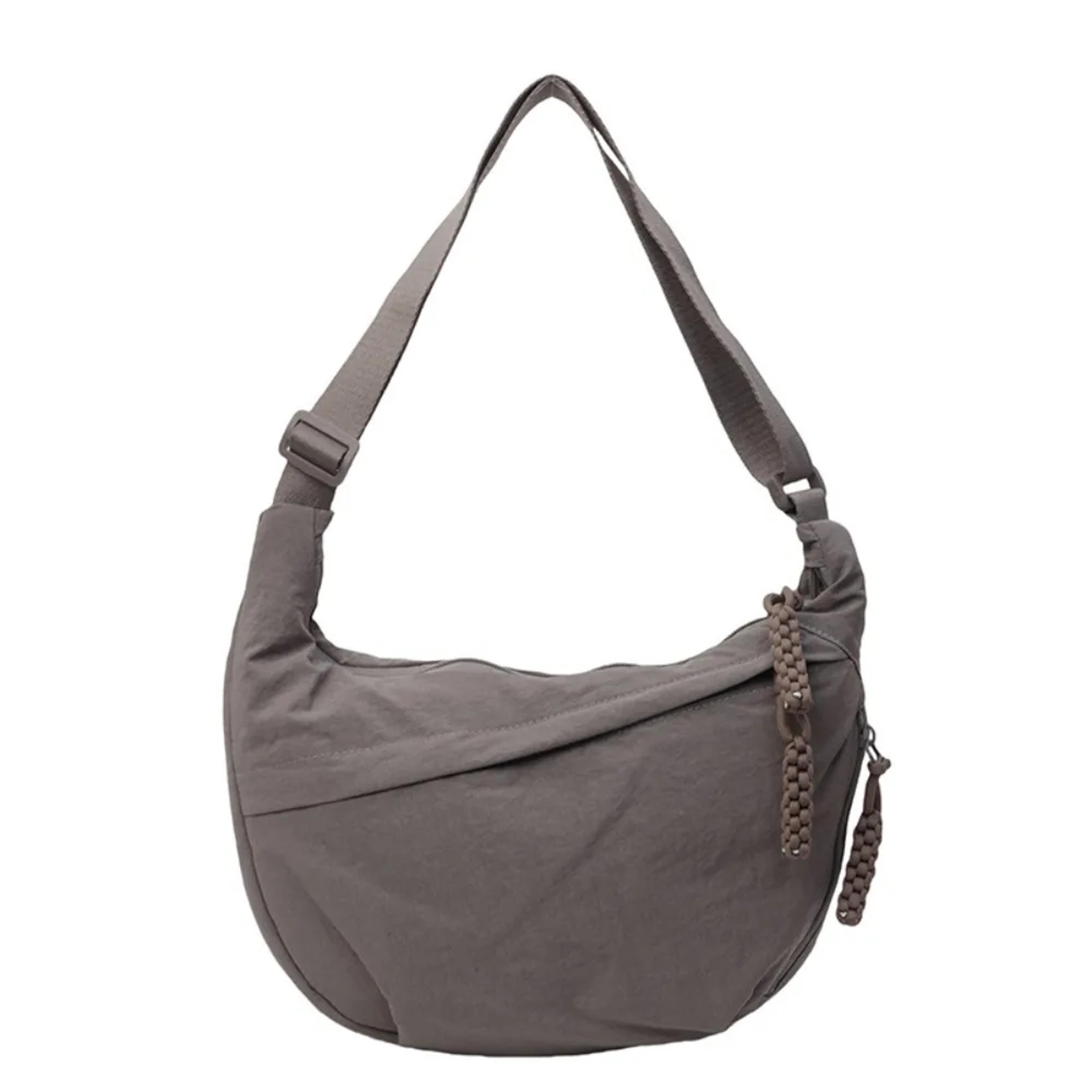Large Canvas Dumpling Crossbody Bag For Women 14