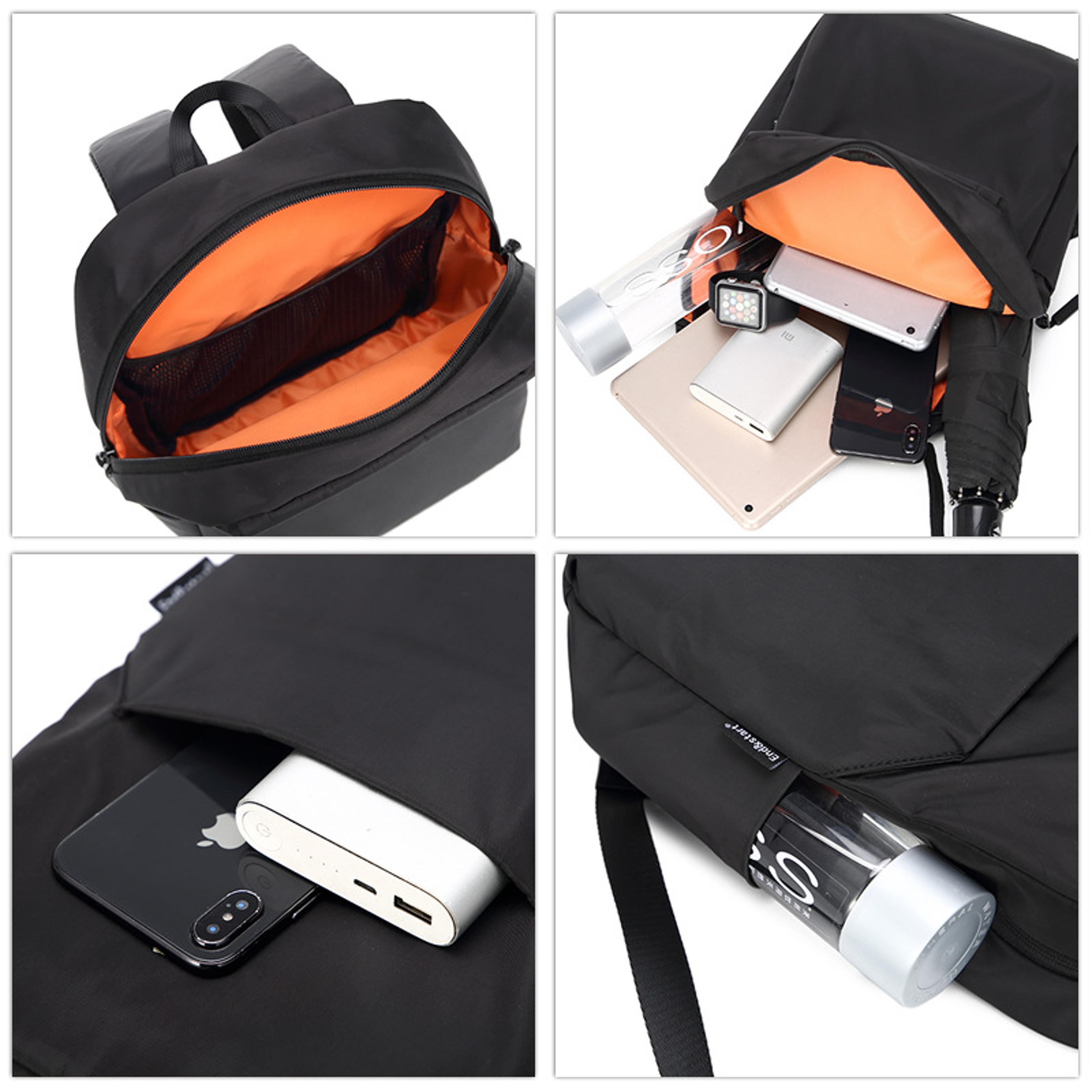 Compact Waterproof Canvas Backpack For Men Japanese Style Travel Daypack 5